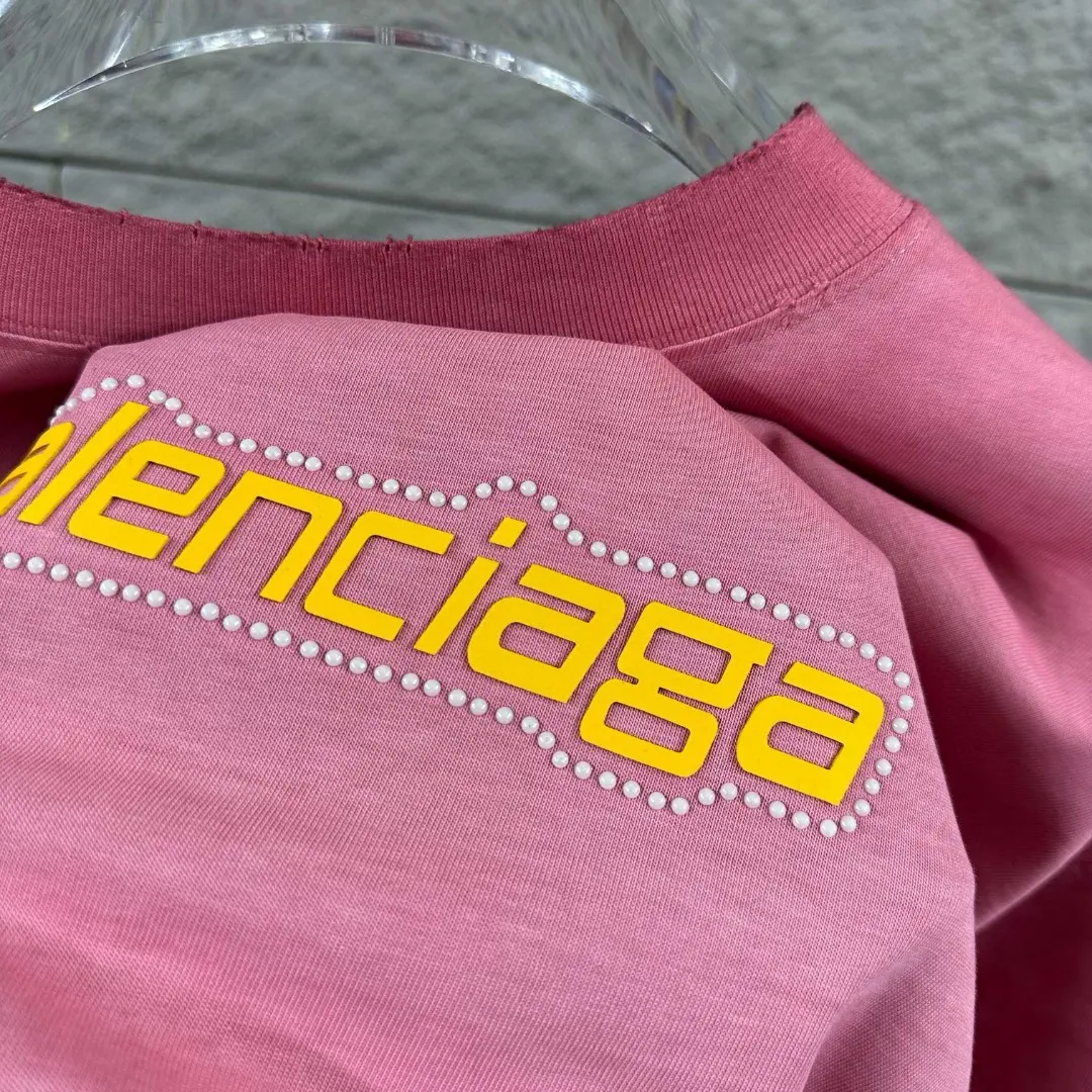 Distressed Logo-Print Cotton T-Shirt D14512078 — view 6