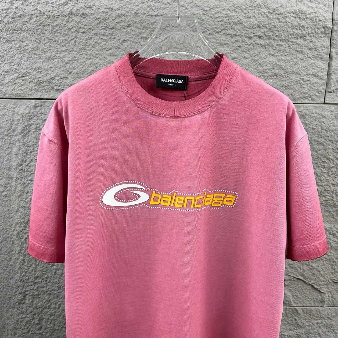 Distressed Logo-Print Cotton T-Shirt D14512078 — view 9