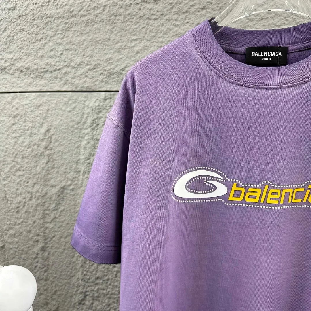 Distressed Logo-Print Cotton T-Shirt D14512080 — view 8