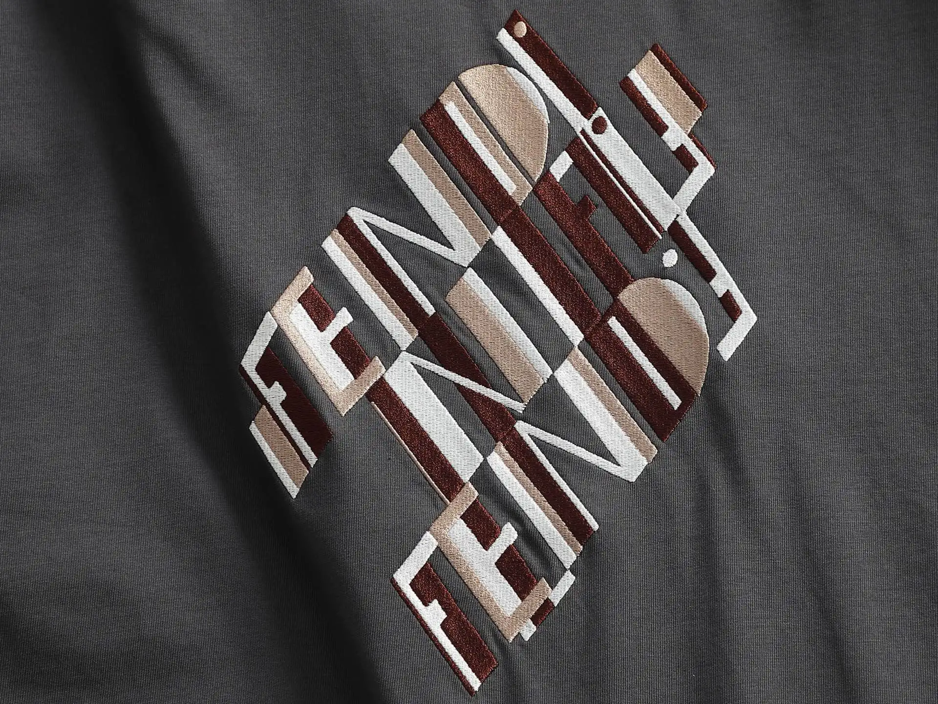Logo-Embroidered Cotton-Jersey T-Shirt D14514007 — view 3