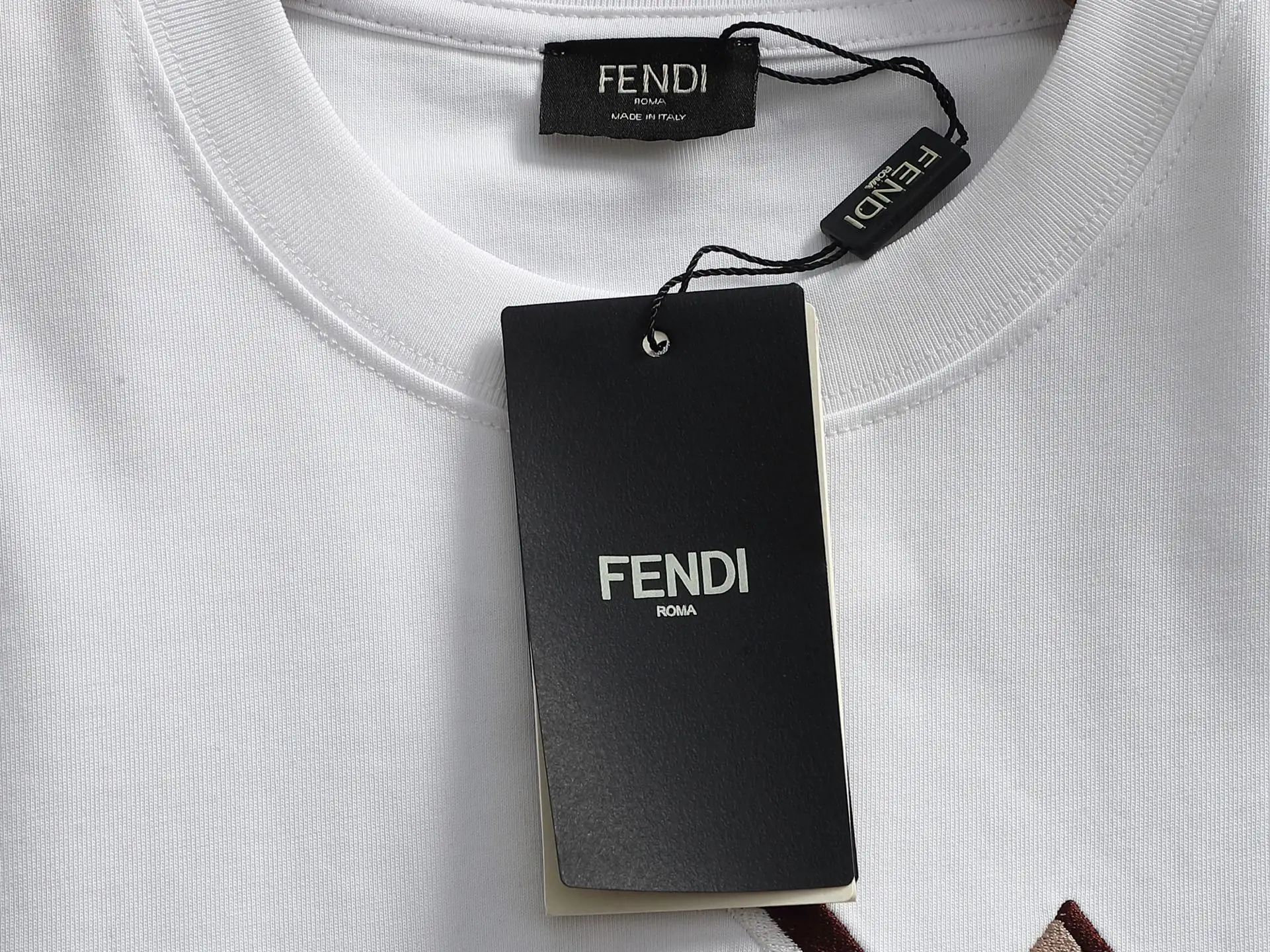 Logo Embroidered Cotton-Jersey T-Shirt D14514008 — view 5