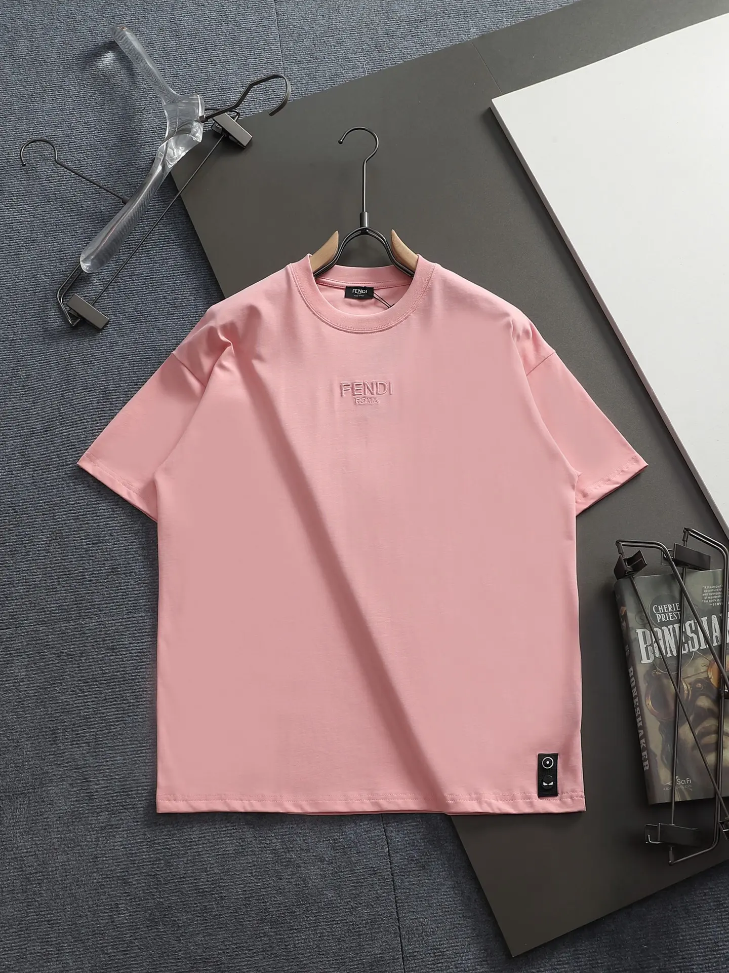 Logo-Embroidered Cotton-Jersey T-Shirt D14514219