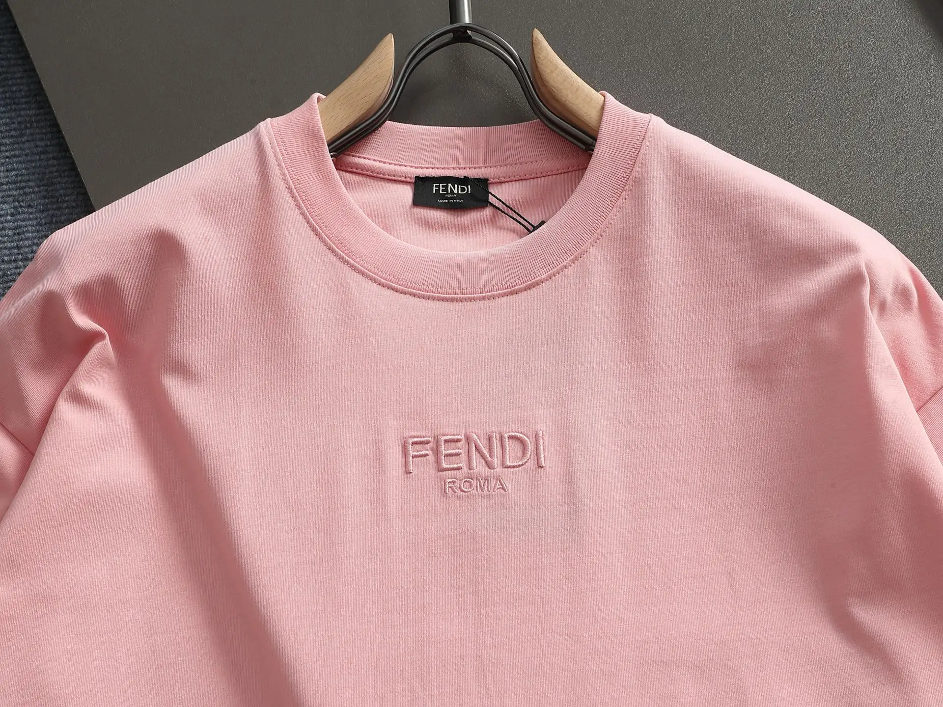 Logo-Embroidered Cotton-Jersey T-Shirt D14514219 — view 2