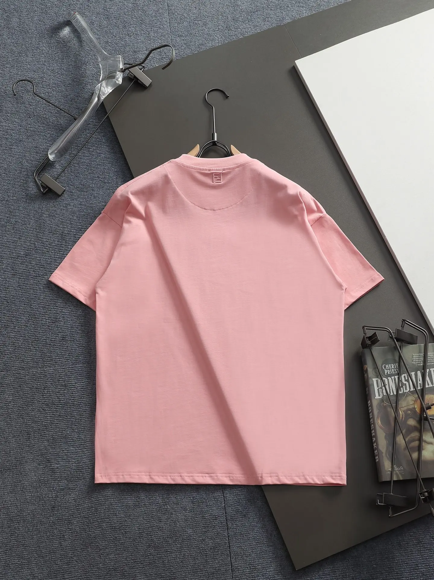 Logo-Embroidered Cotton-Jersey T-Shirt D14514219 — view 12