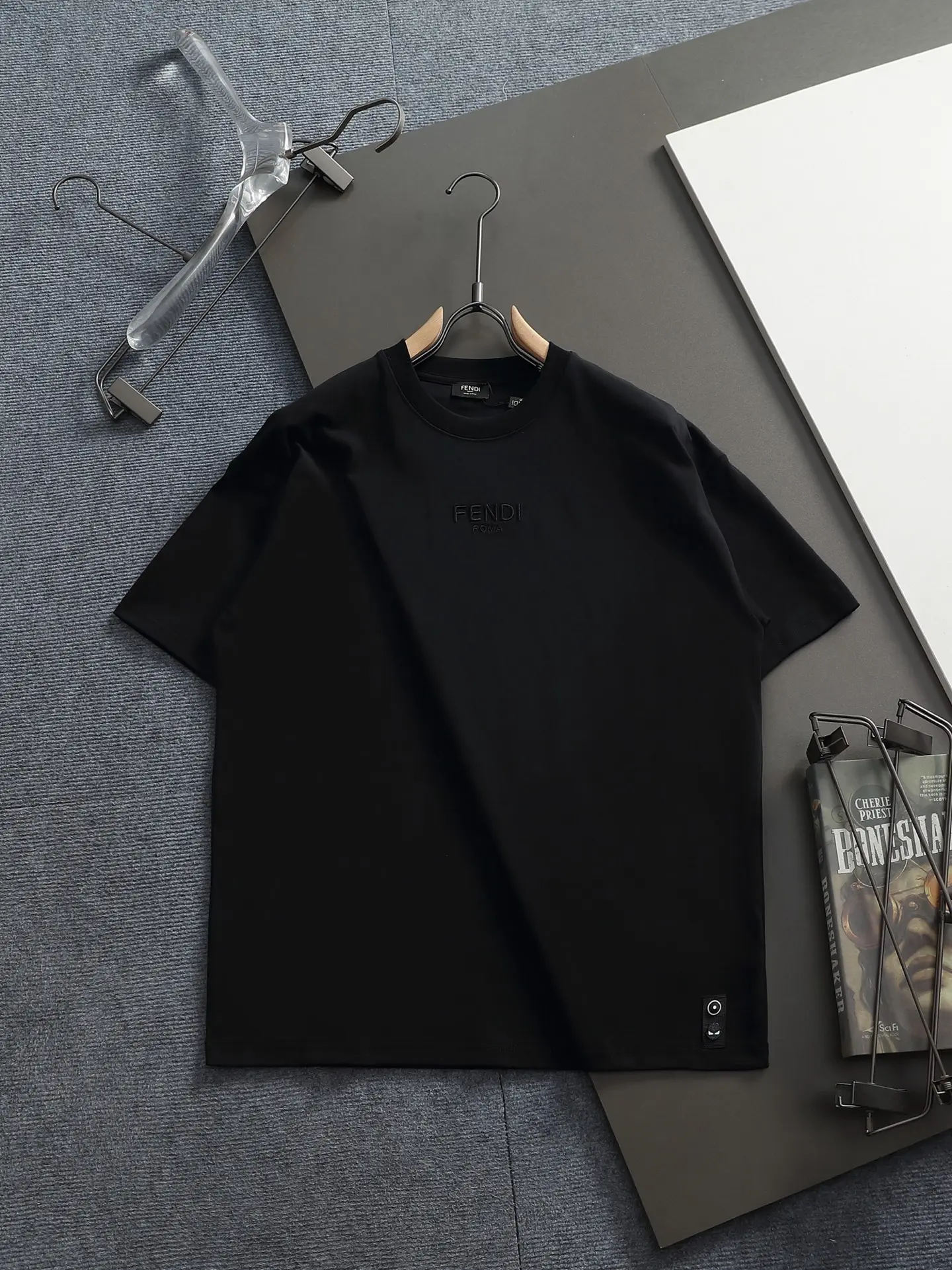 Logo-Embroidered Cotton-Jersey T-Shirt D14514217