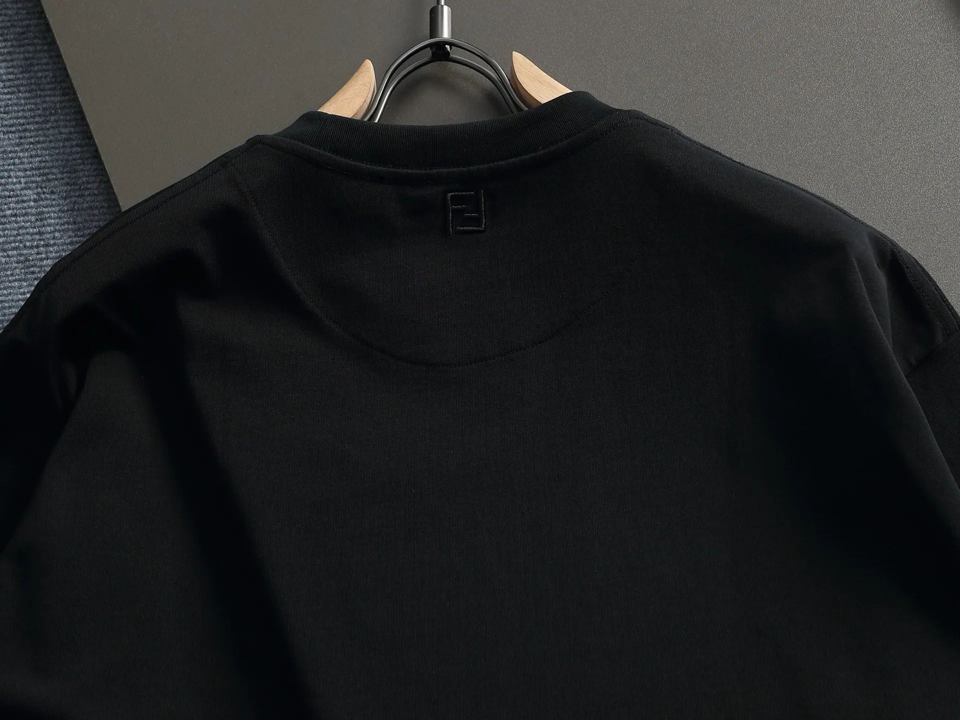 Logo-Embroidered Cotton-Jersey T-Shirt D14514217 — view 11