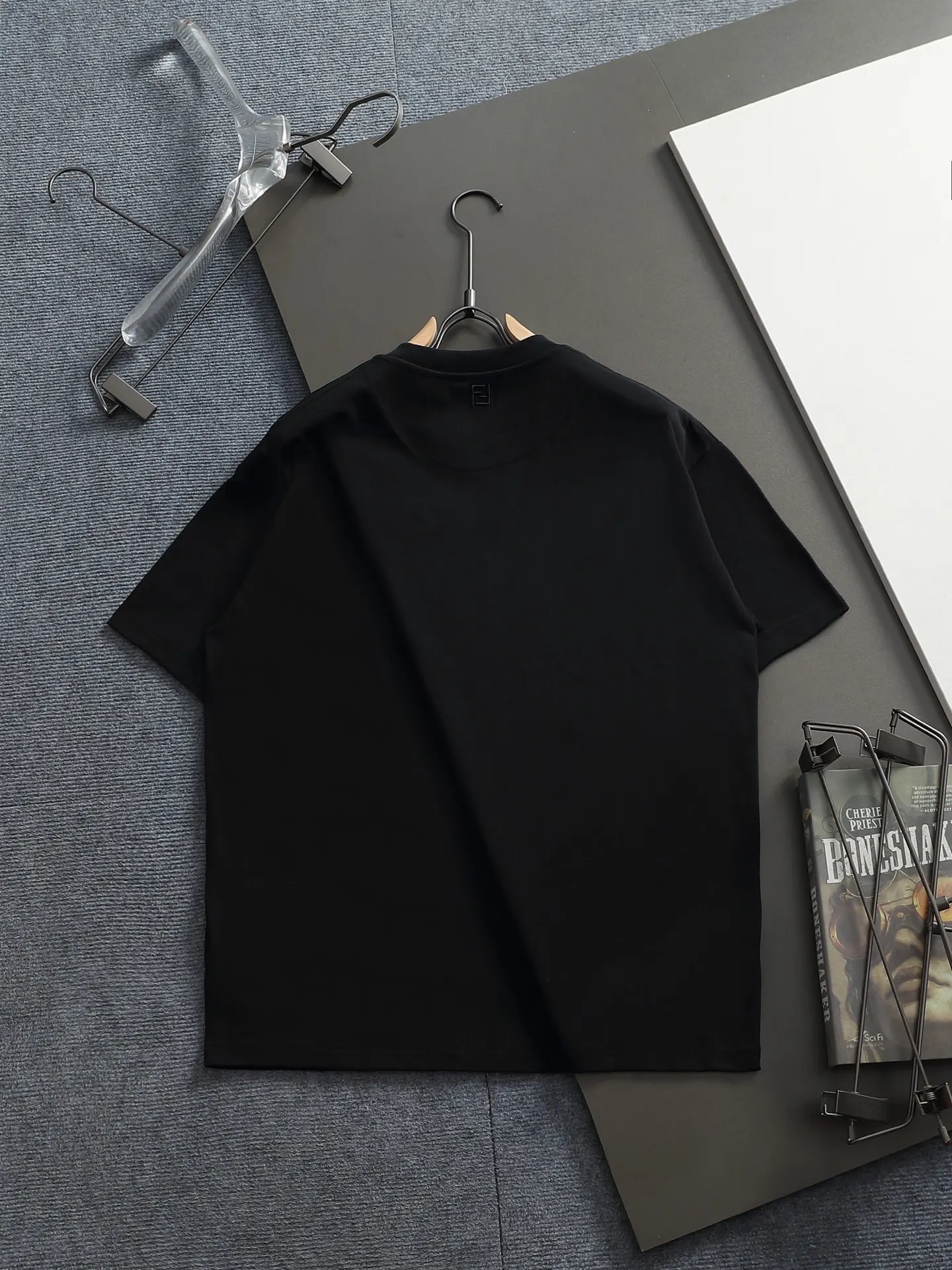 Logo-Embroidered Cotton-Jersey T-Shirt D14514217 — view 12