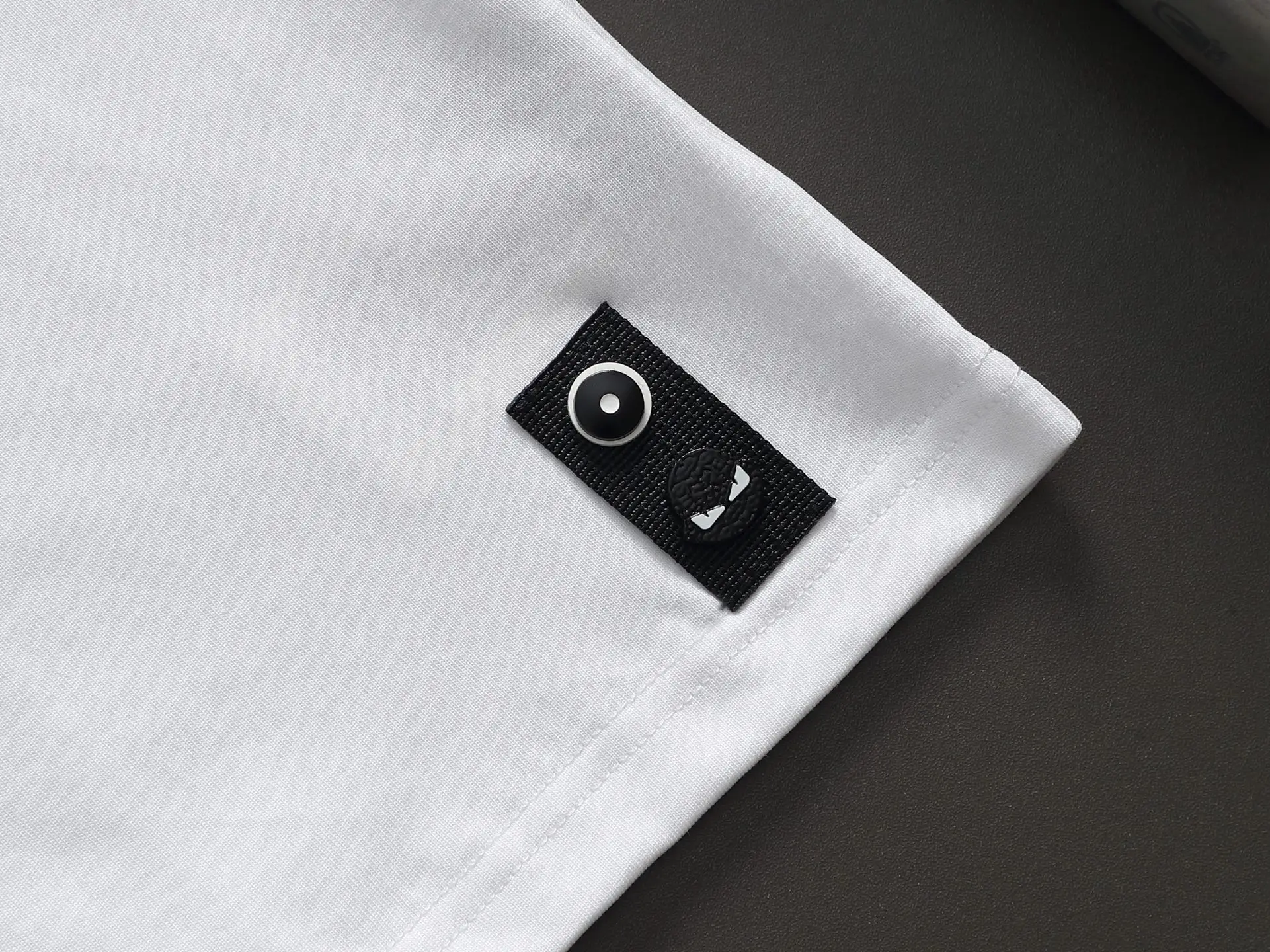 Logo-Embroidered Cotton-Jersey T-Shirt D14514218 — view 6