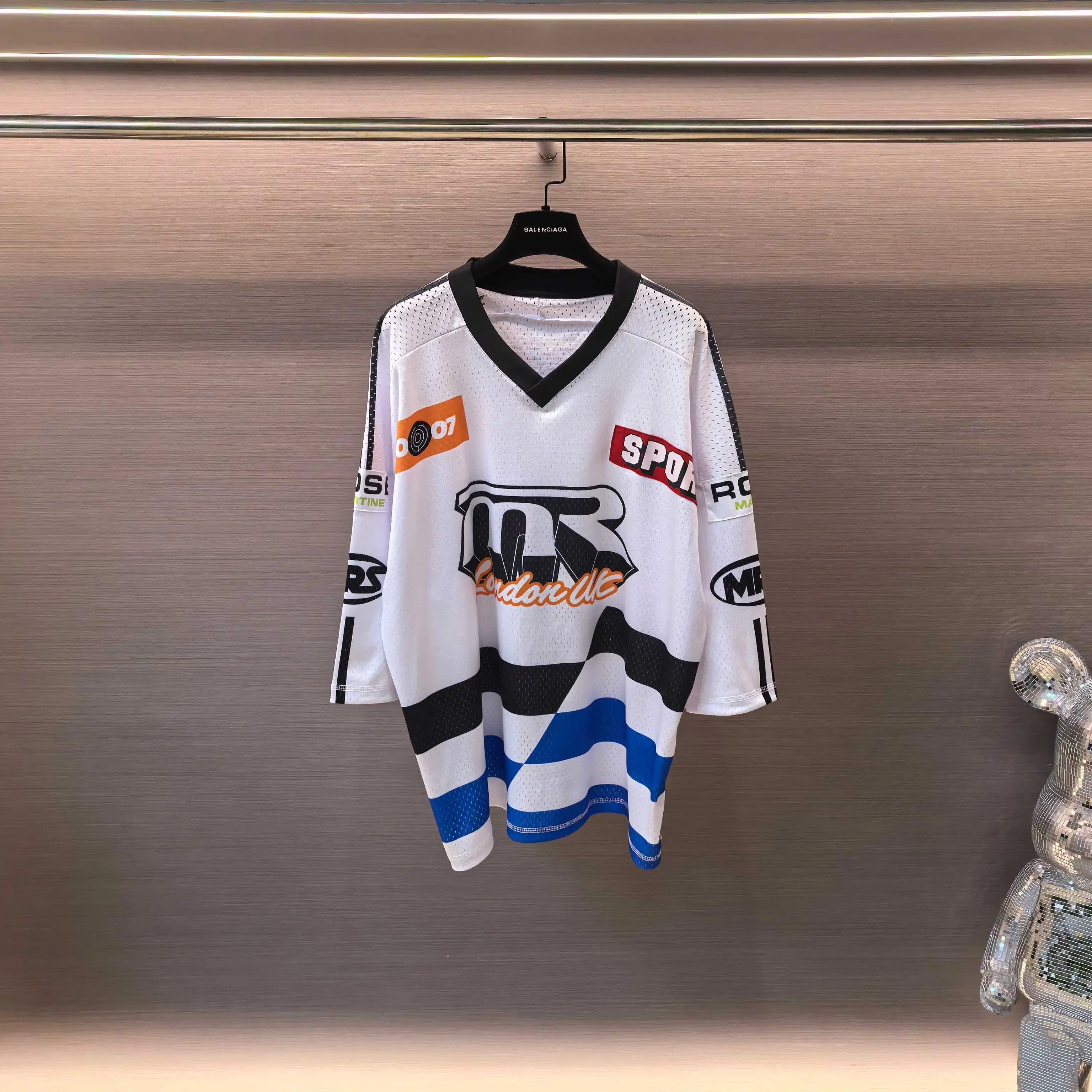 Martine Rose Oversized Striped Football Jersey D14522491