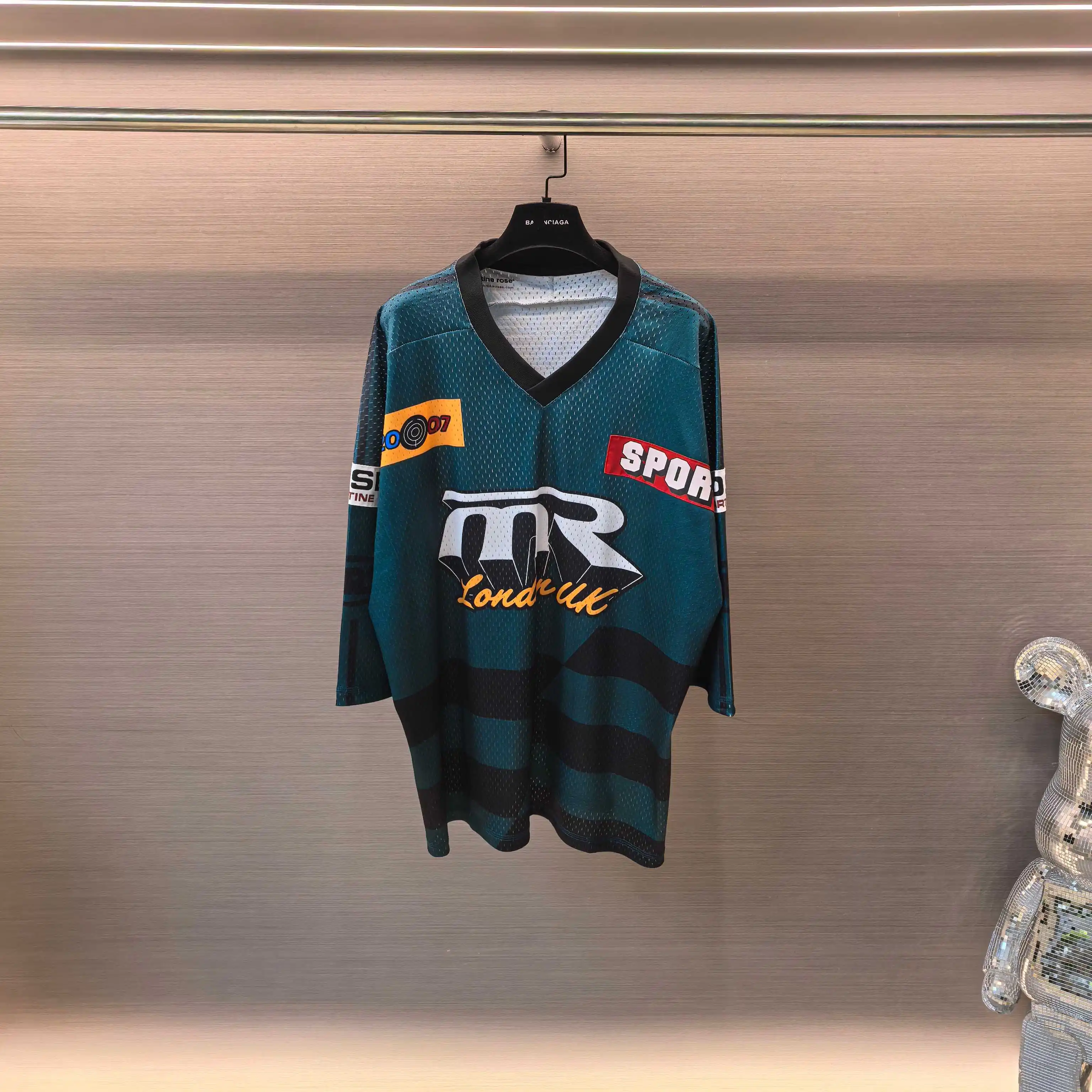 Martine Rose Oversized Striped Football Jersey D14522494