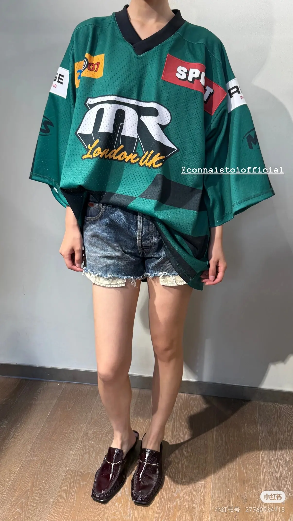 Martine Rose Oversized Graphic Mesh Football Jersey D14522495 — view 5