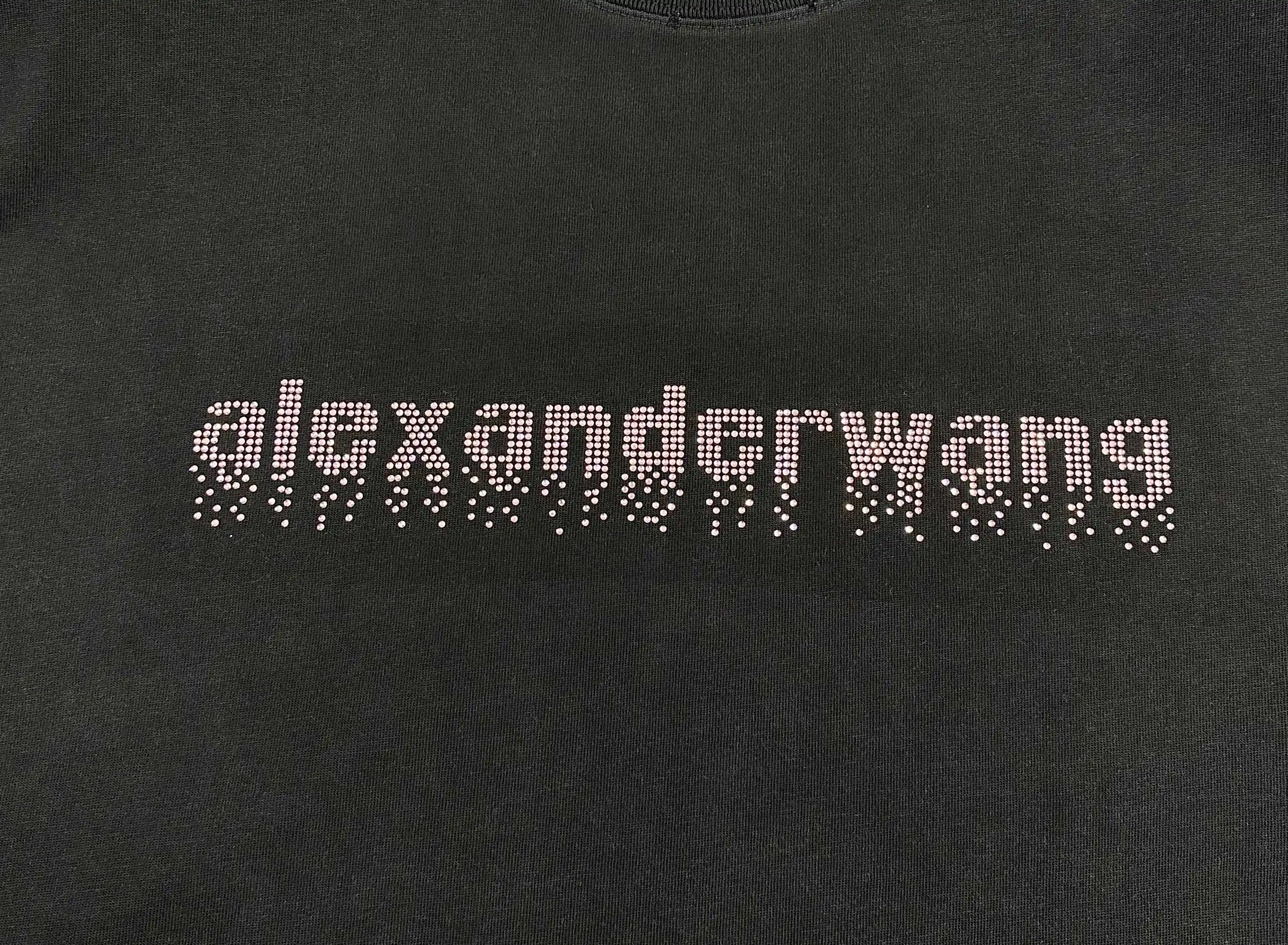 Hot-Fix Logo Distressed Cotton T-Shirt D14512089 — view 9
