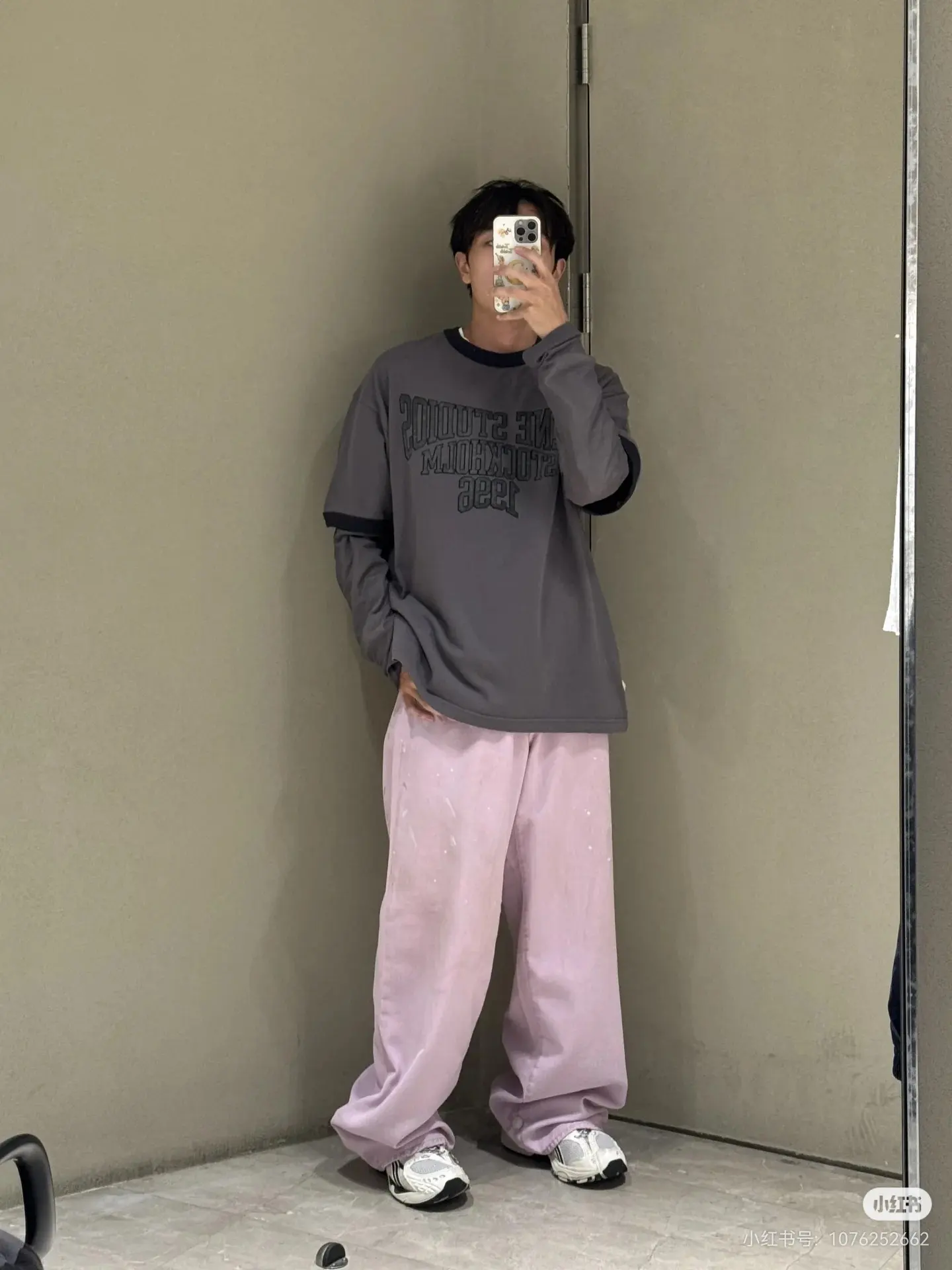 Acne Studios Layered Long-Sleeve Logo T-Shirt D15022445 — view 2