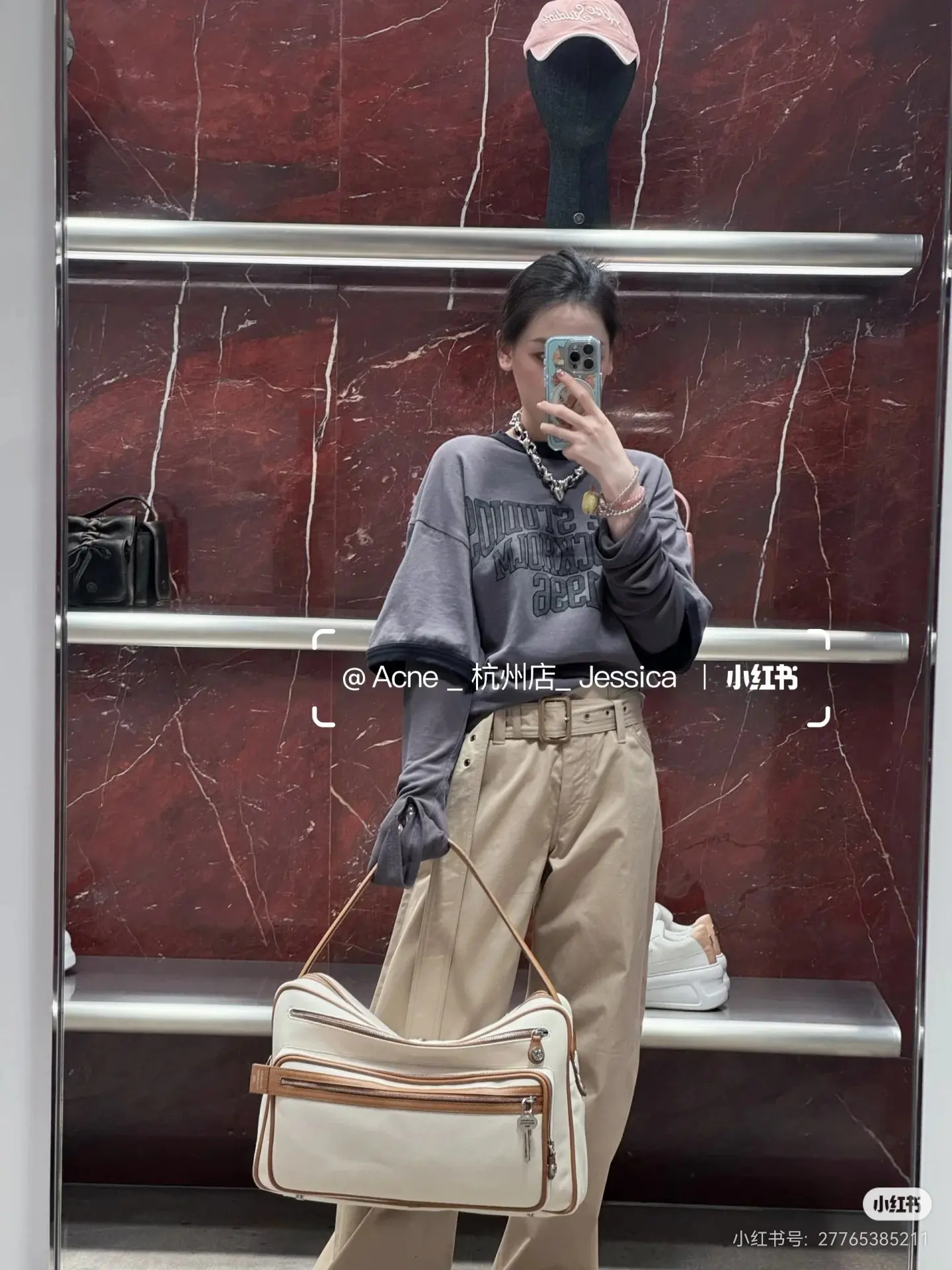 Acne Studios Layered-Look Logo Long-Sleeve T-Shirt D15022448 — view 2