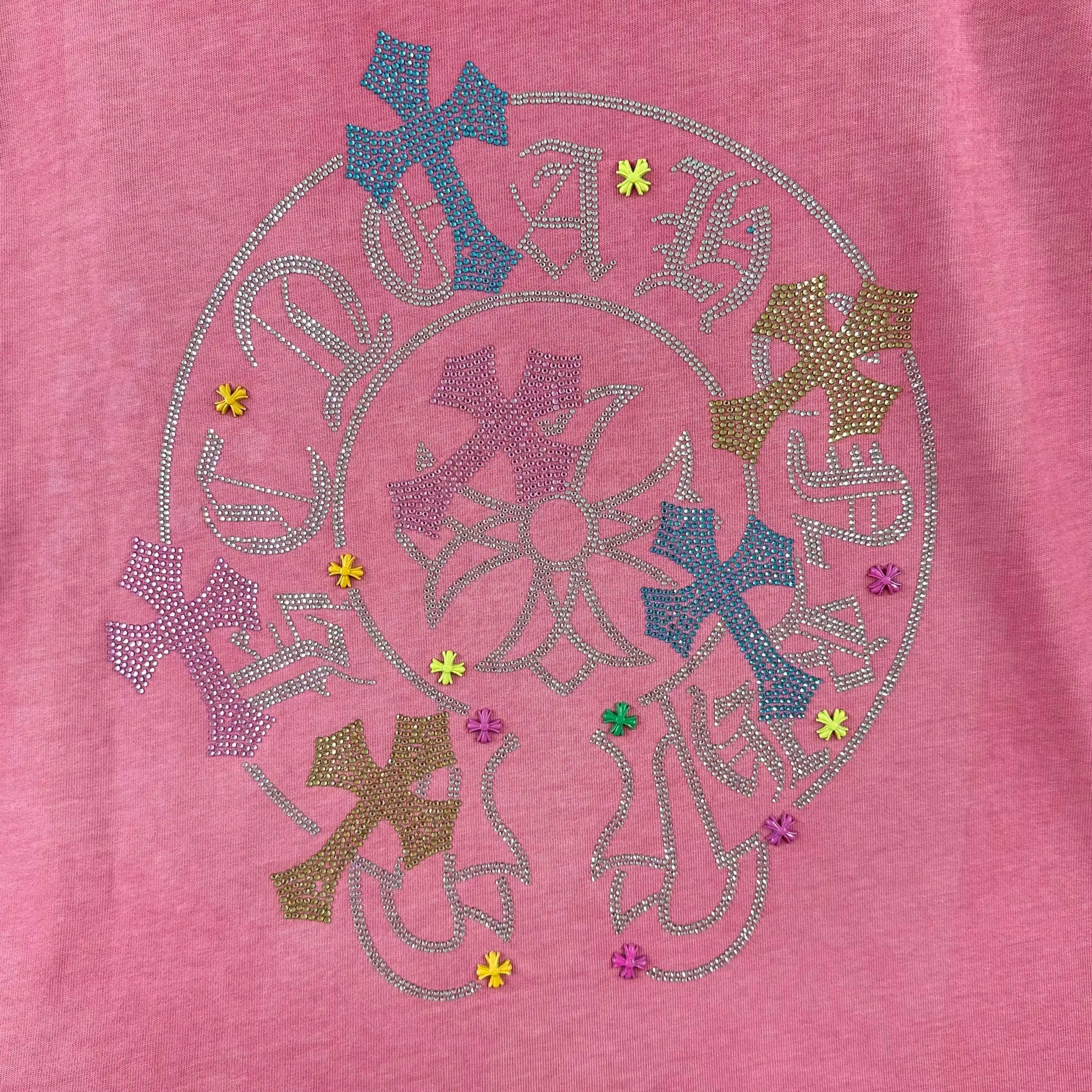 Embellished Distressed Cotton T-Shirt D15012076 — view 8