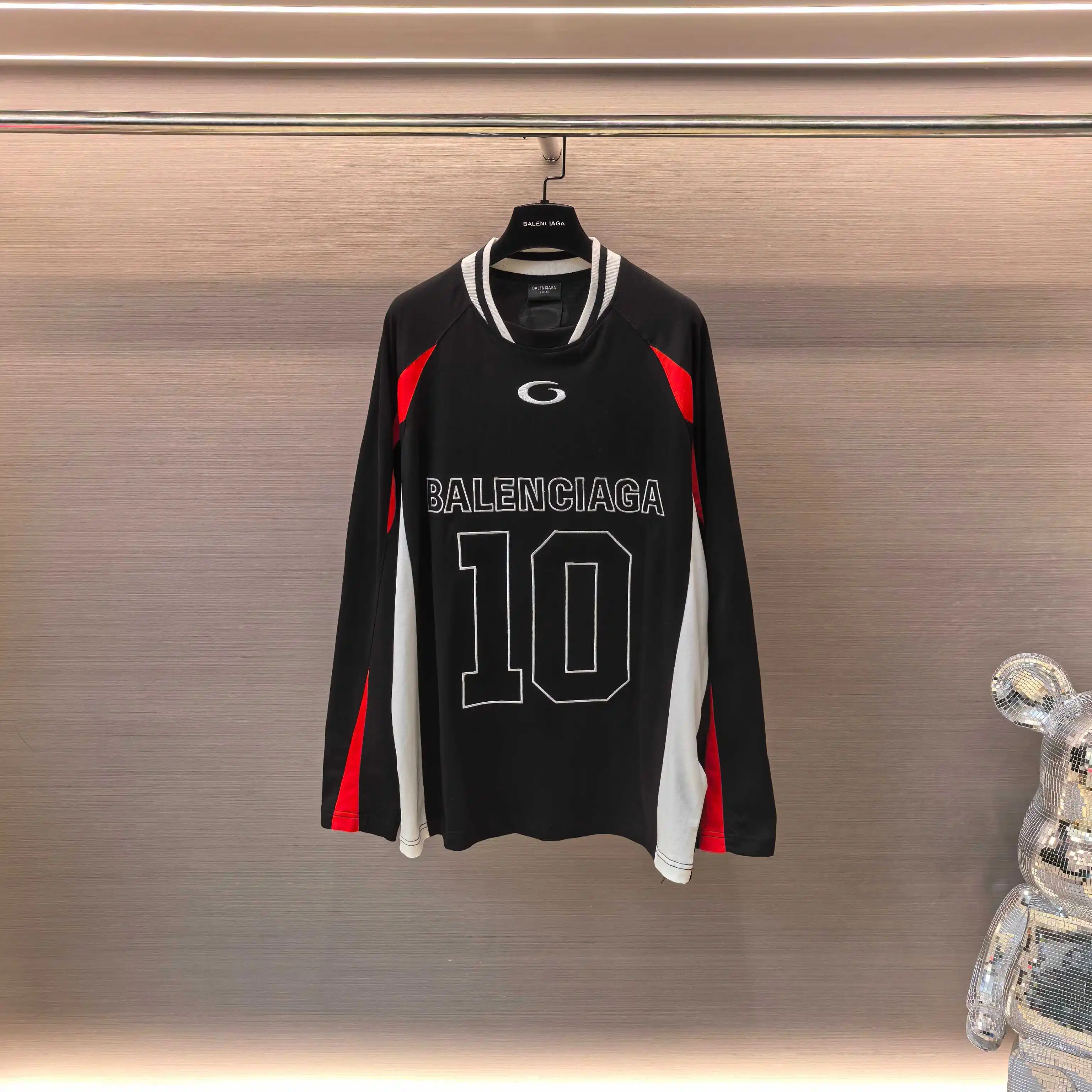 Oversized Embroidered Jersey Sweatshirt D15522363
