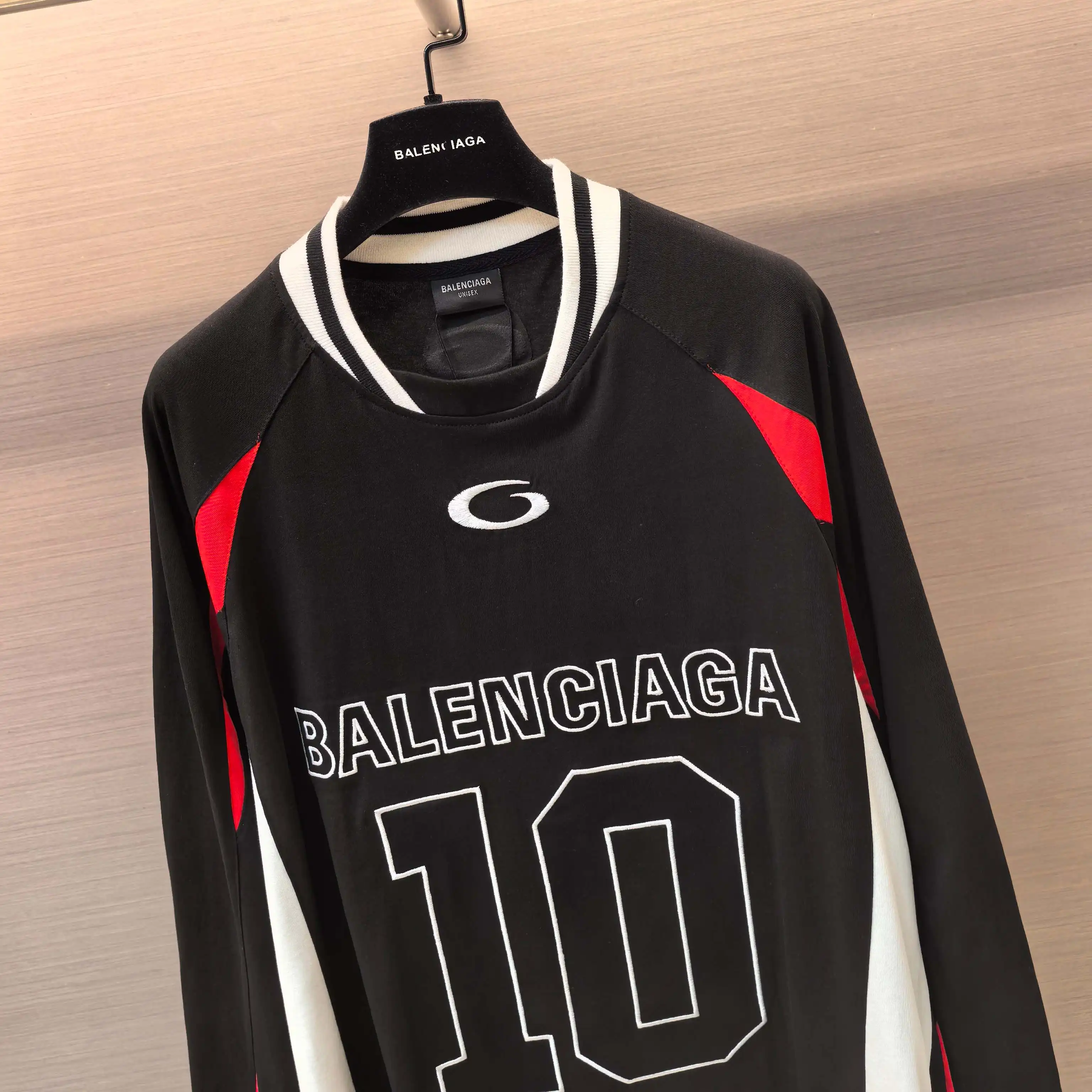 Oversized Embroidered Jersey Sweatshirt D15522363 — view 3
