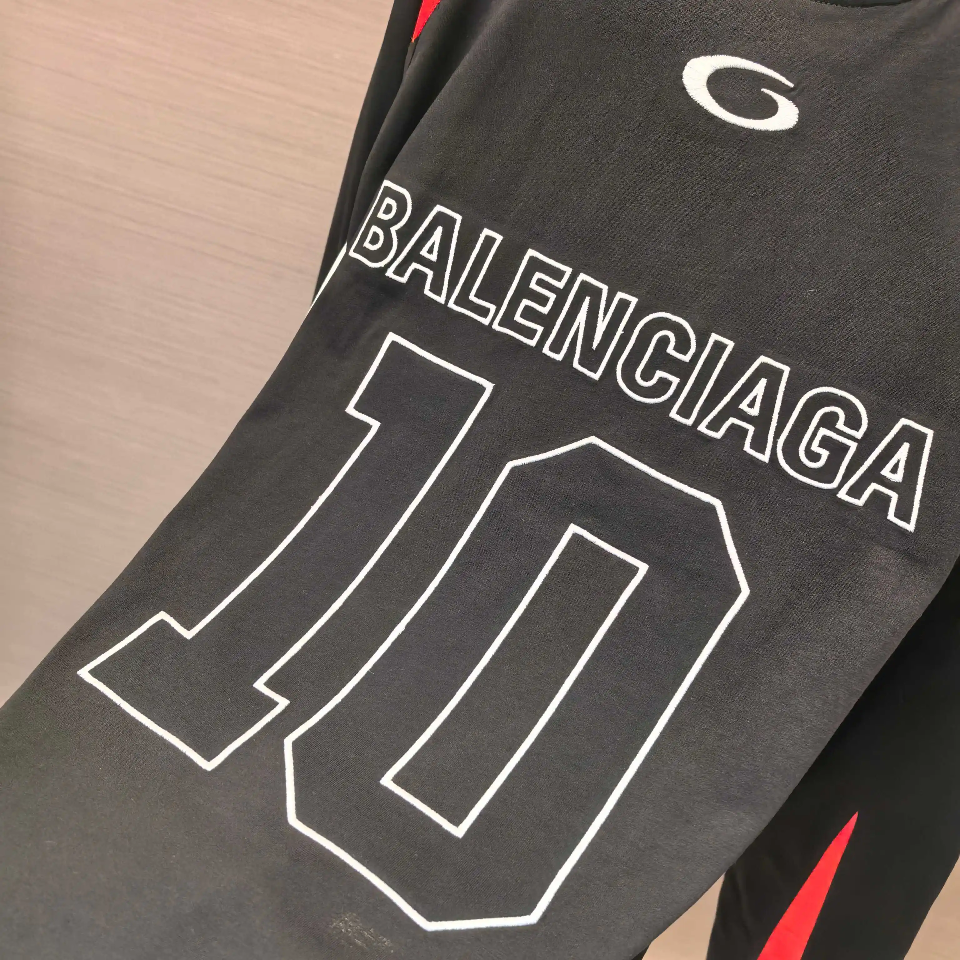 Oversized Embroidered Jersey Sweatshirt D15522363 — view 4