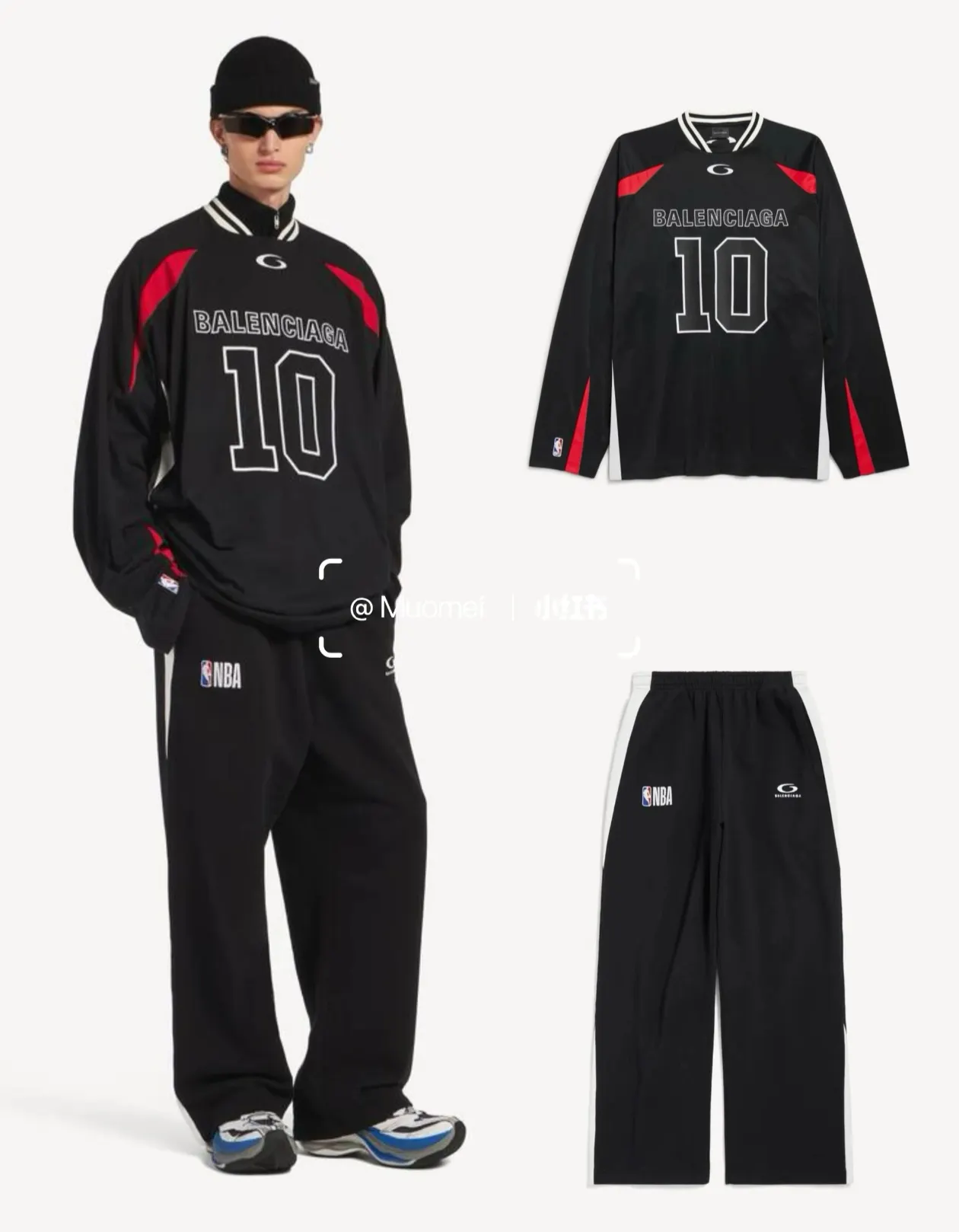Oversized Embroidered Jersey Sweatshirt D15522363 — view 9
