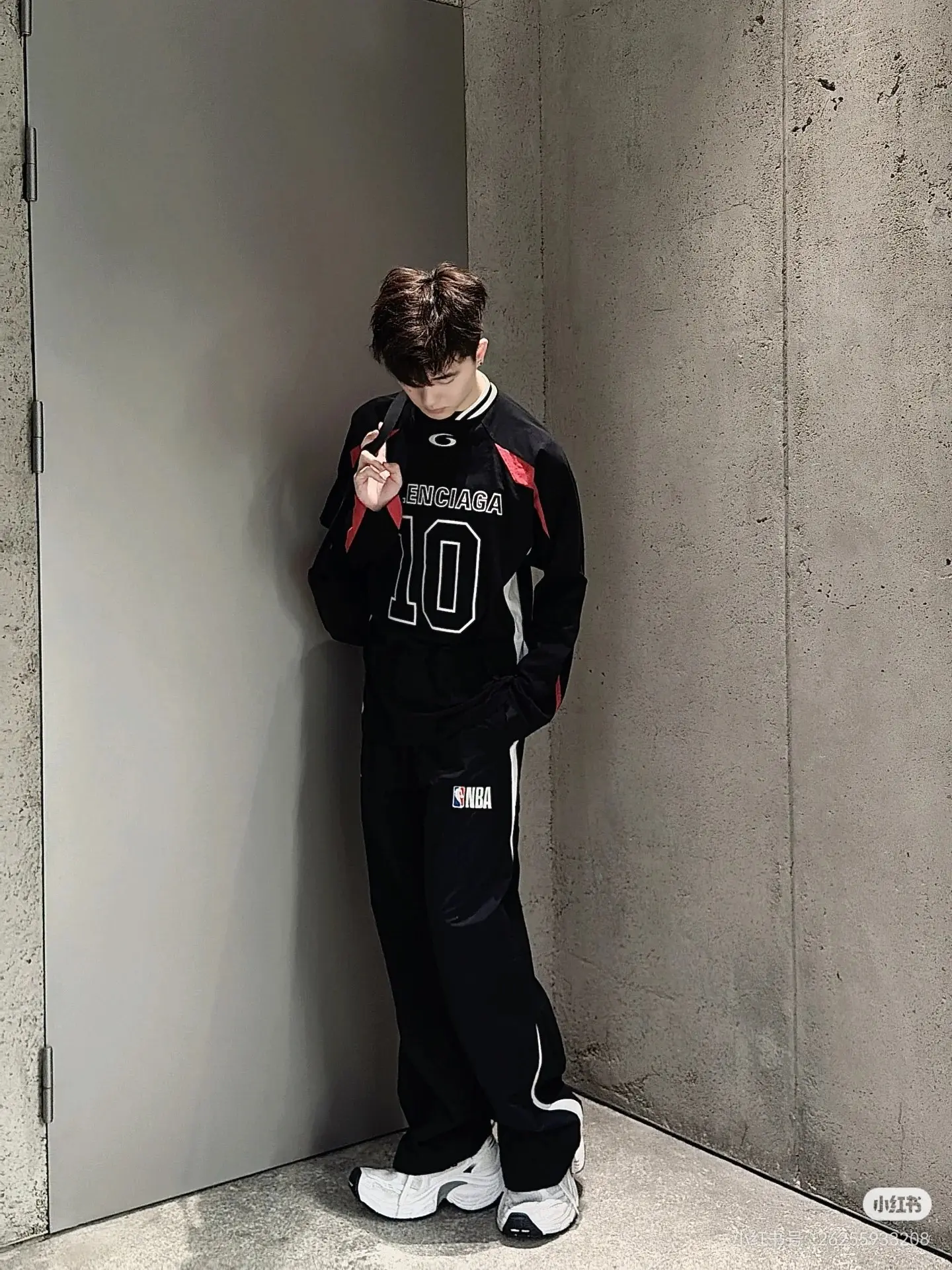 Balenciaga x NBA Oversized Embroidered Jersey D15522362 — view 2