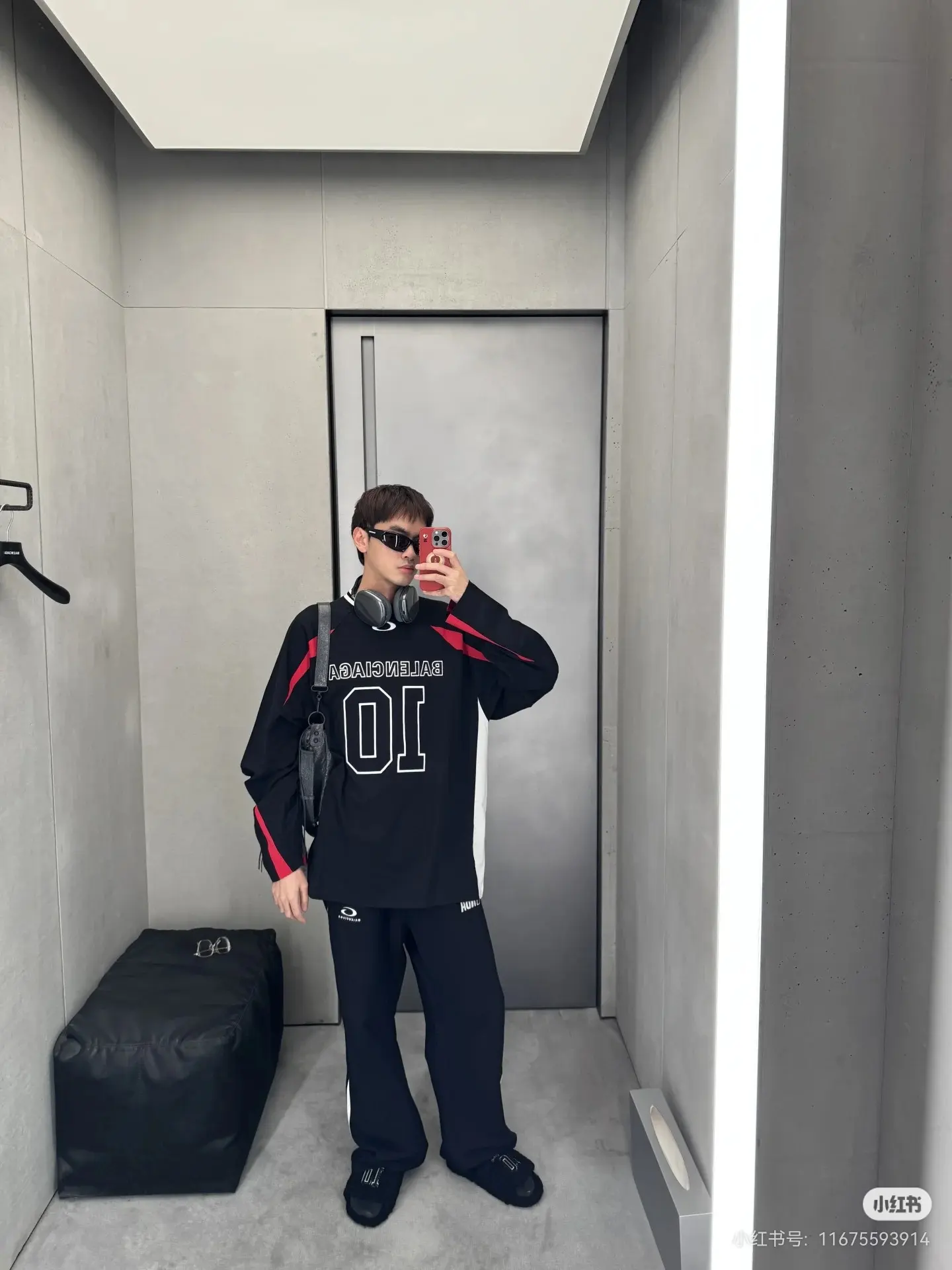 Balenciaga x NBA Oversized Embroidered Jersey D15522362 — view 8