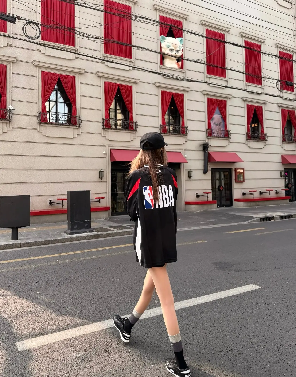 Balenciaga x NBA Oversized Embroidered Jersey D15522361 — view 2