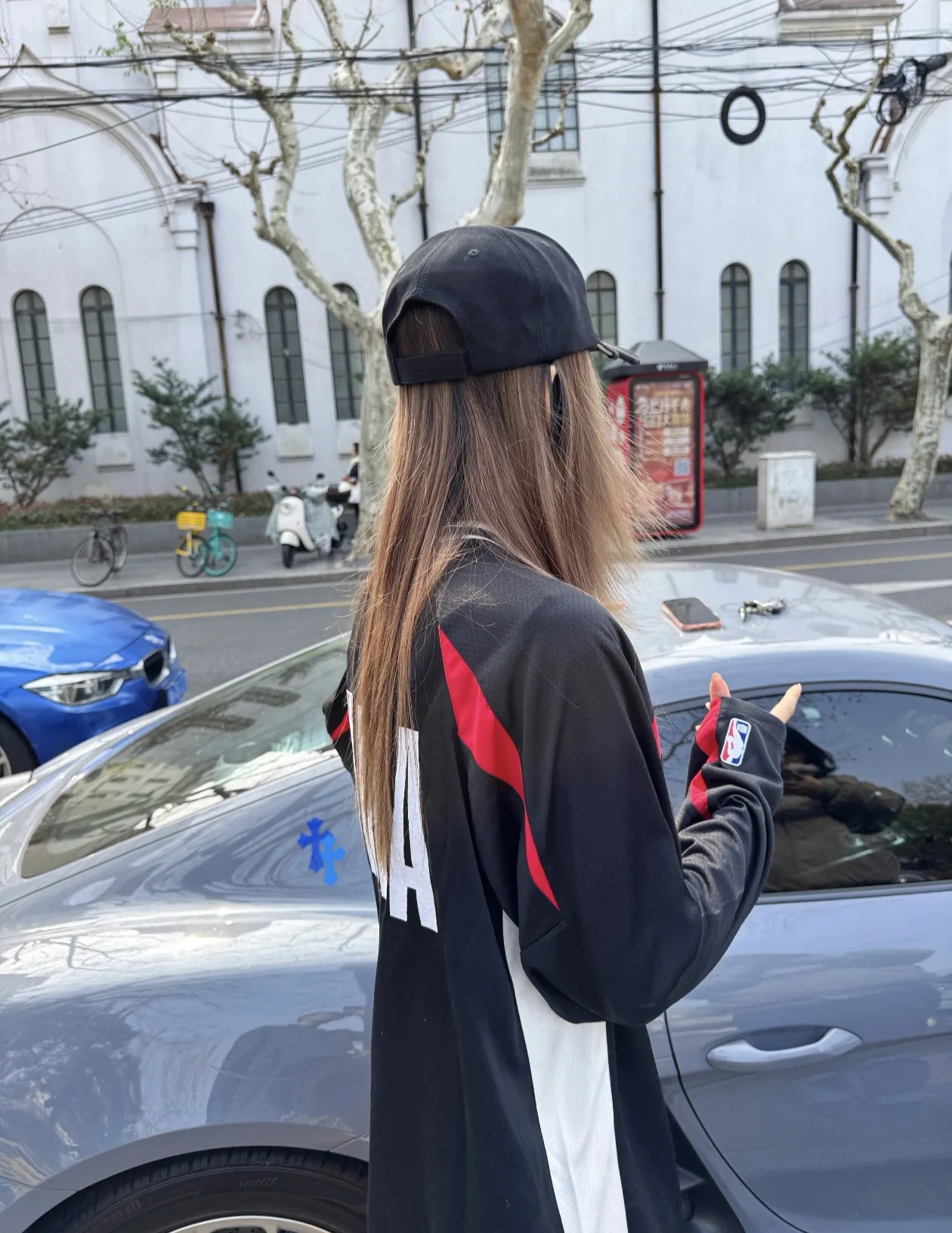 Balenciaga x NBA Oversized Embroidered Jersey D15522361 — view 4