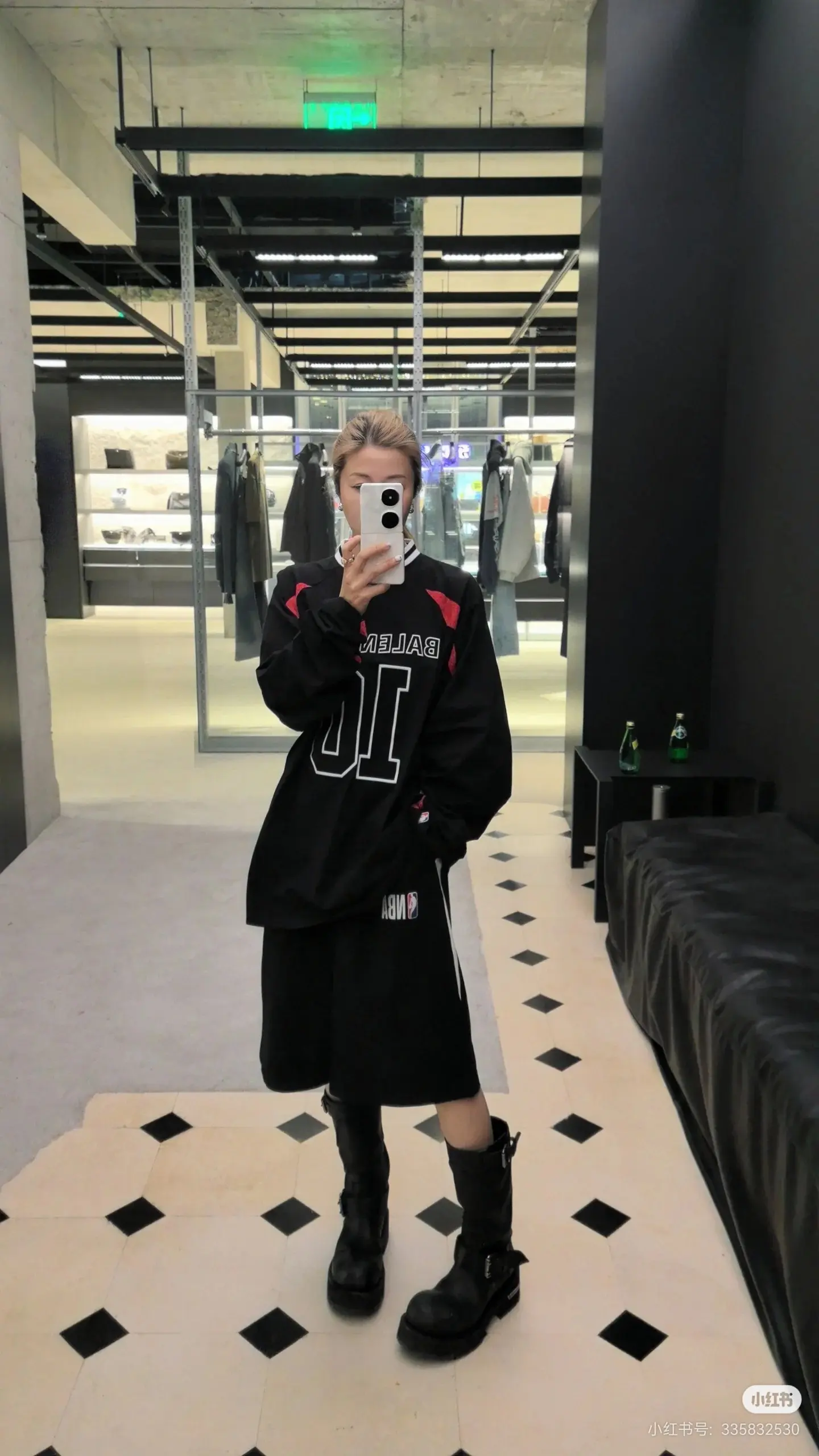 Balenciaga x NBA Oversized Embroidered Jersey D15522361 — view 7