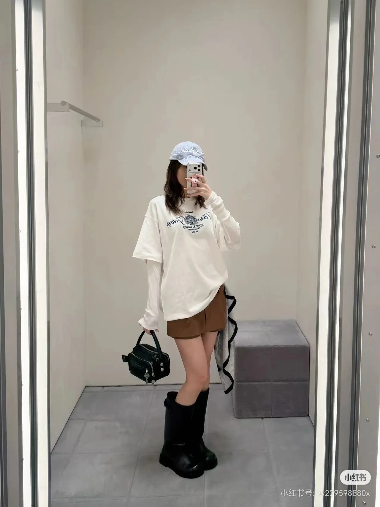 Layered-Effect Embroidered Cotton T-Shirt D15522548 — view 2