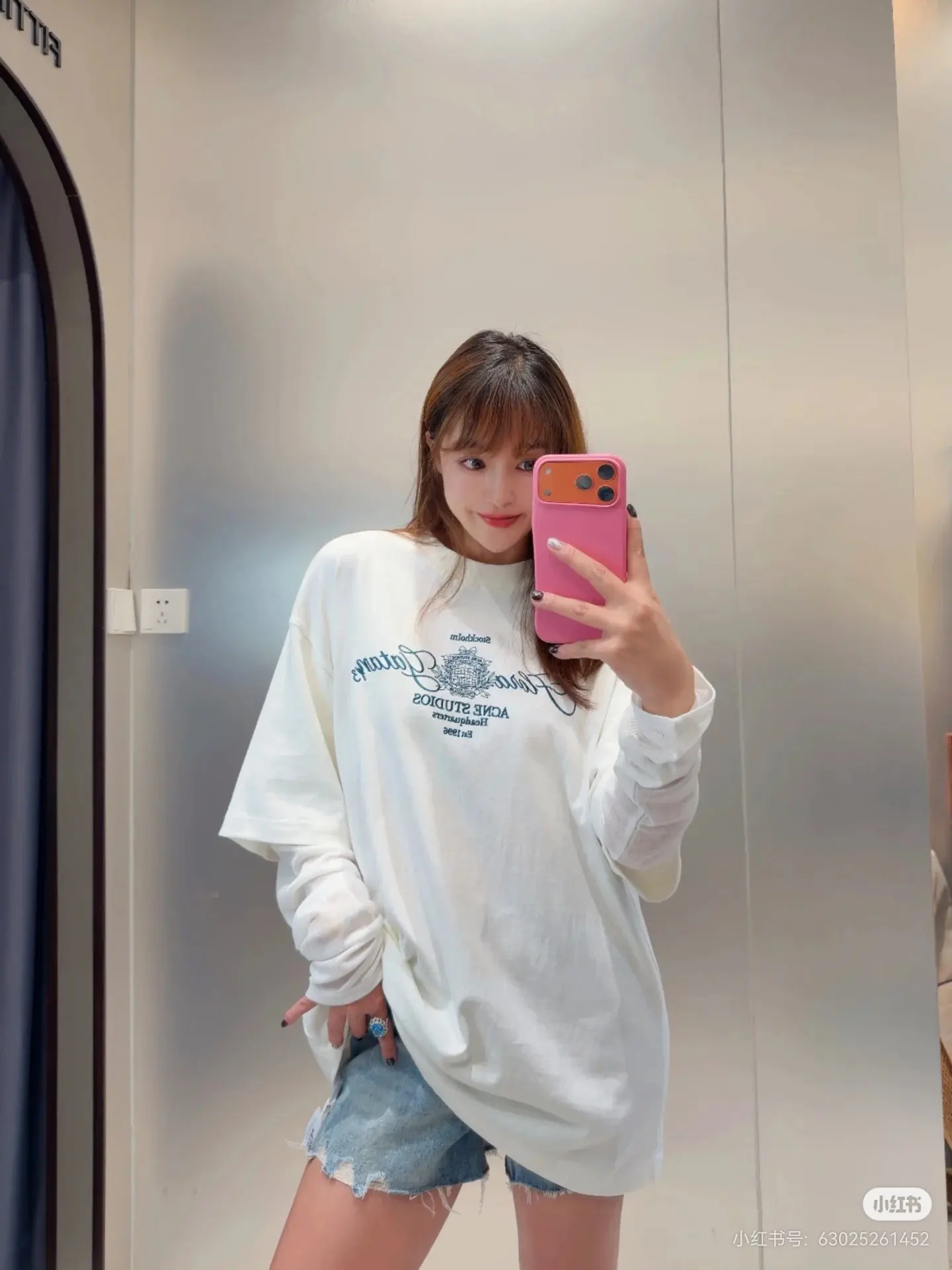 Layered-Effect Embroidered Cotton T-Shirt D15522548 — view 4