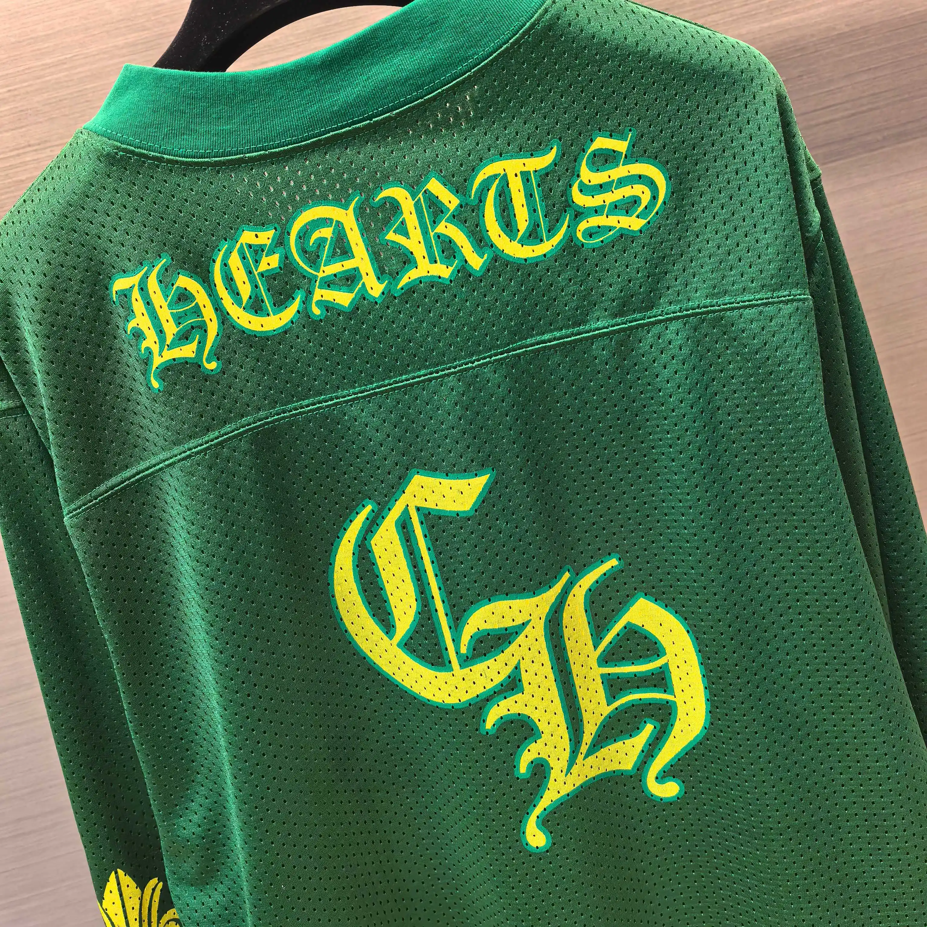 Chrome Hearts Logo Print Mesh Hockey Jersey D15522301 — view 5