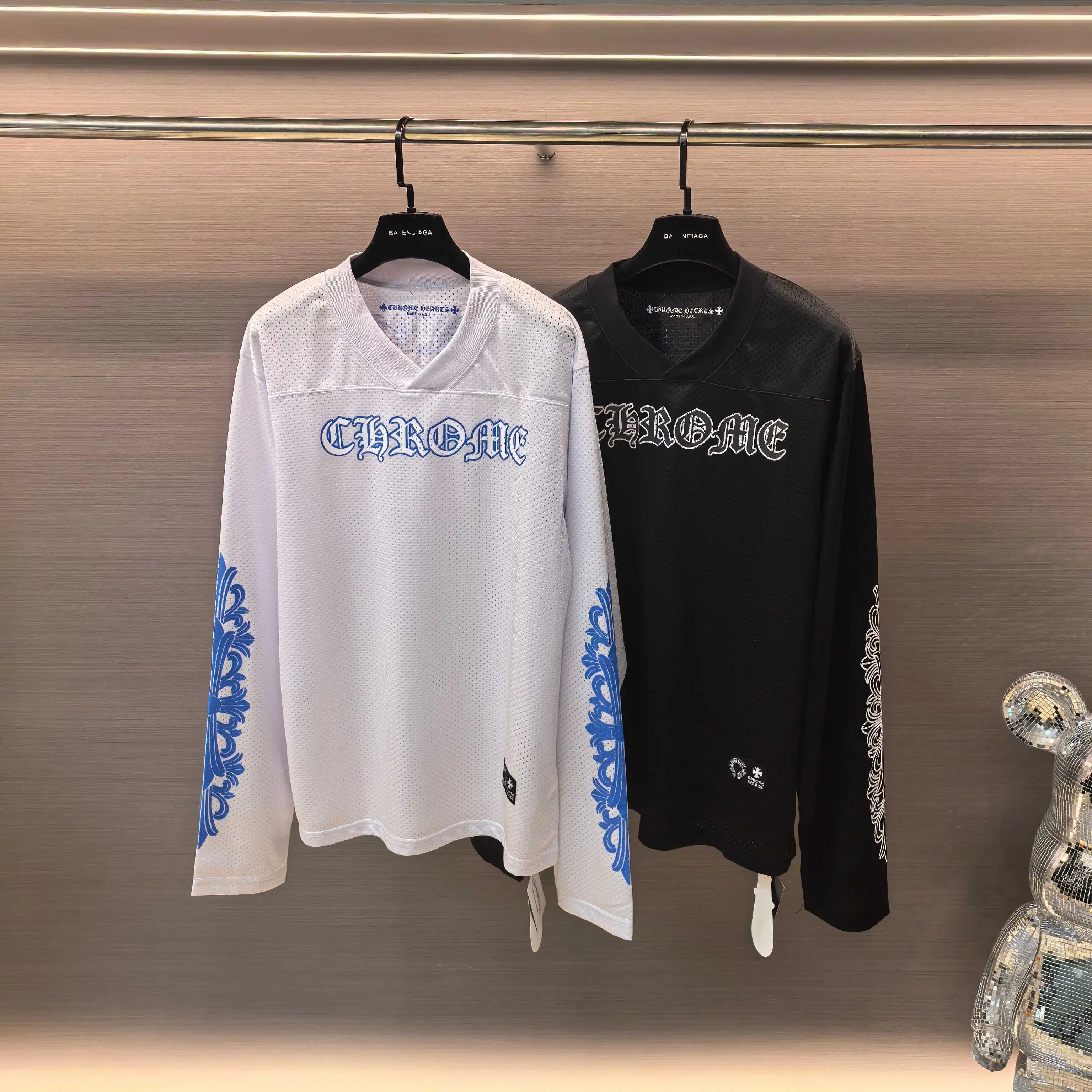 Logo-Print Mesh Hockey Jersey D15522305