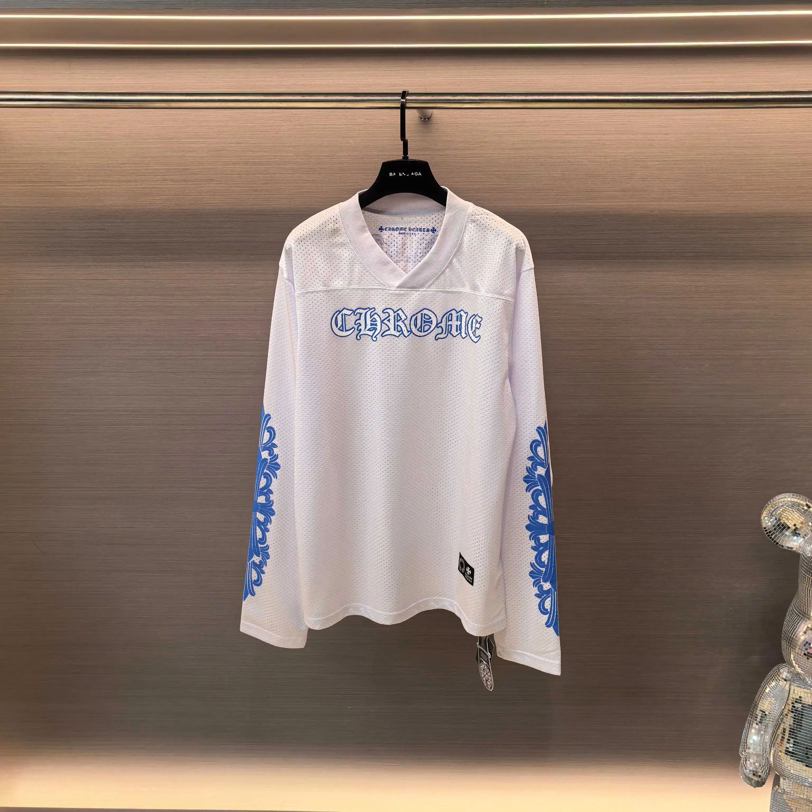 Logo-Print Mesh Hockey Jersey D15522305 — view 2