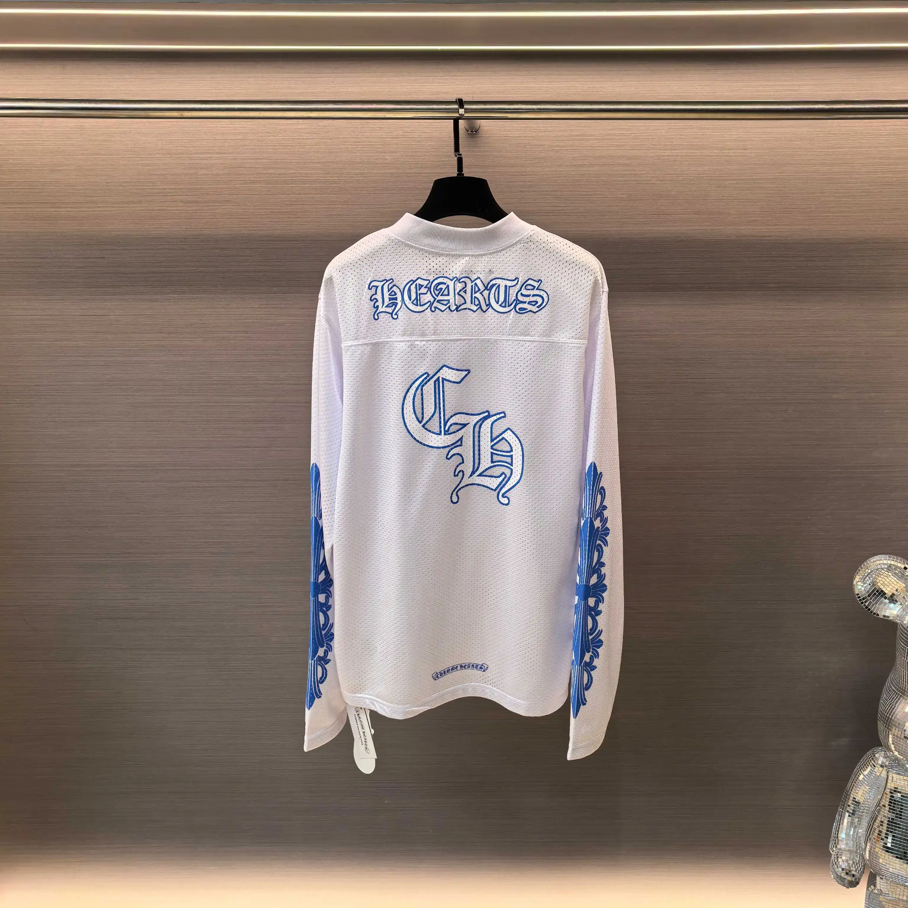 Logo-Print Mesh Hockey Jersey D15522305 — view 3