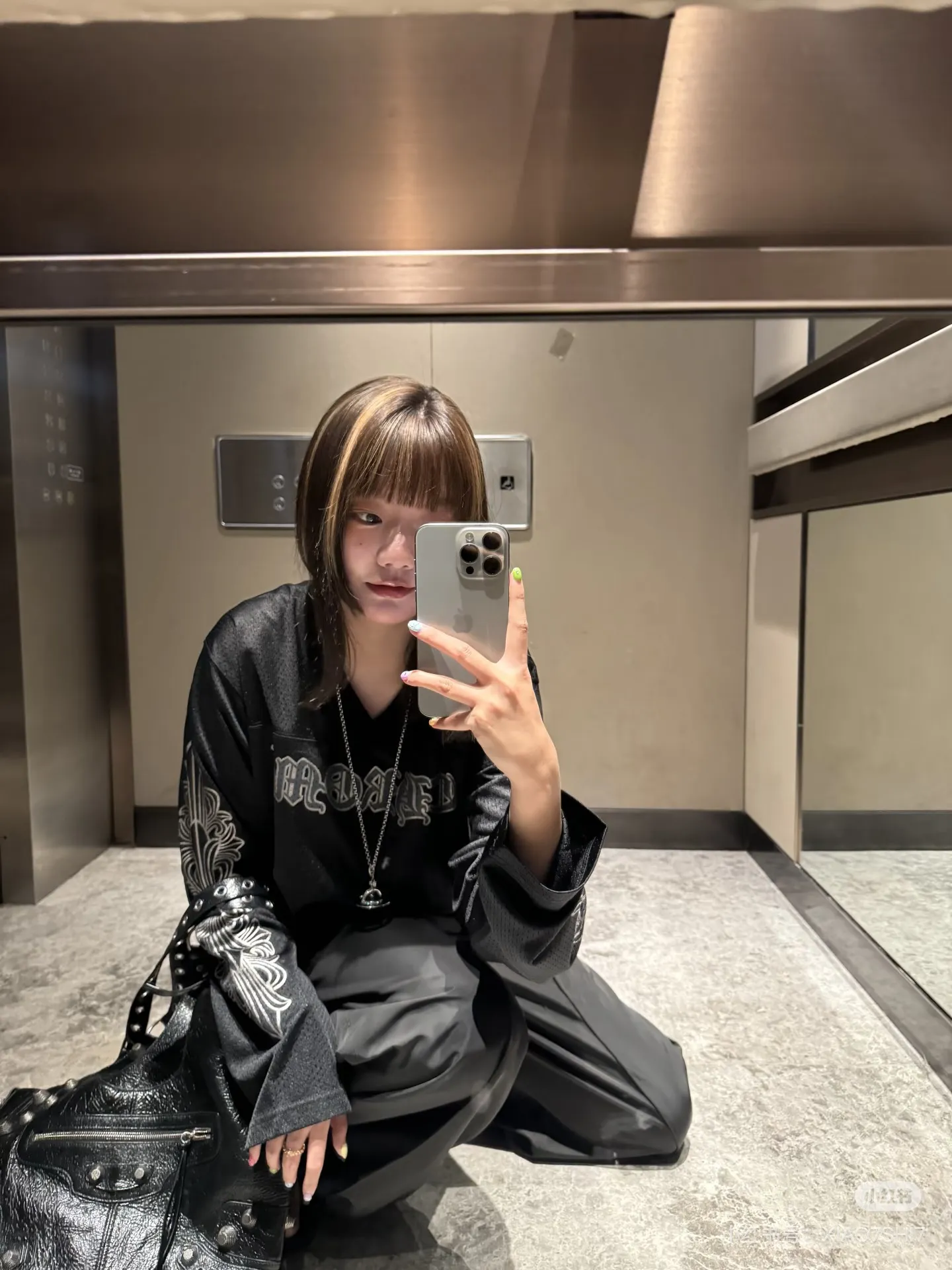 Chrome Hearts Graffiti Mesh Jersey T-Shirt D15522307 — view 2