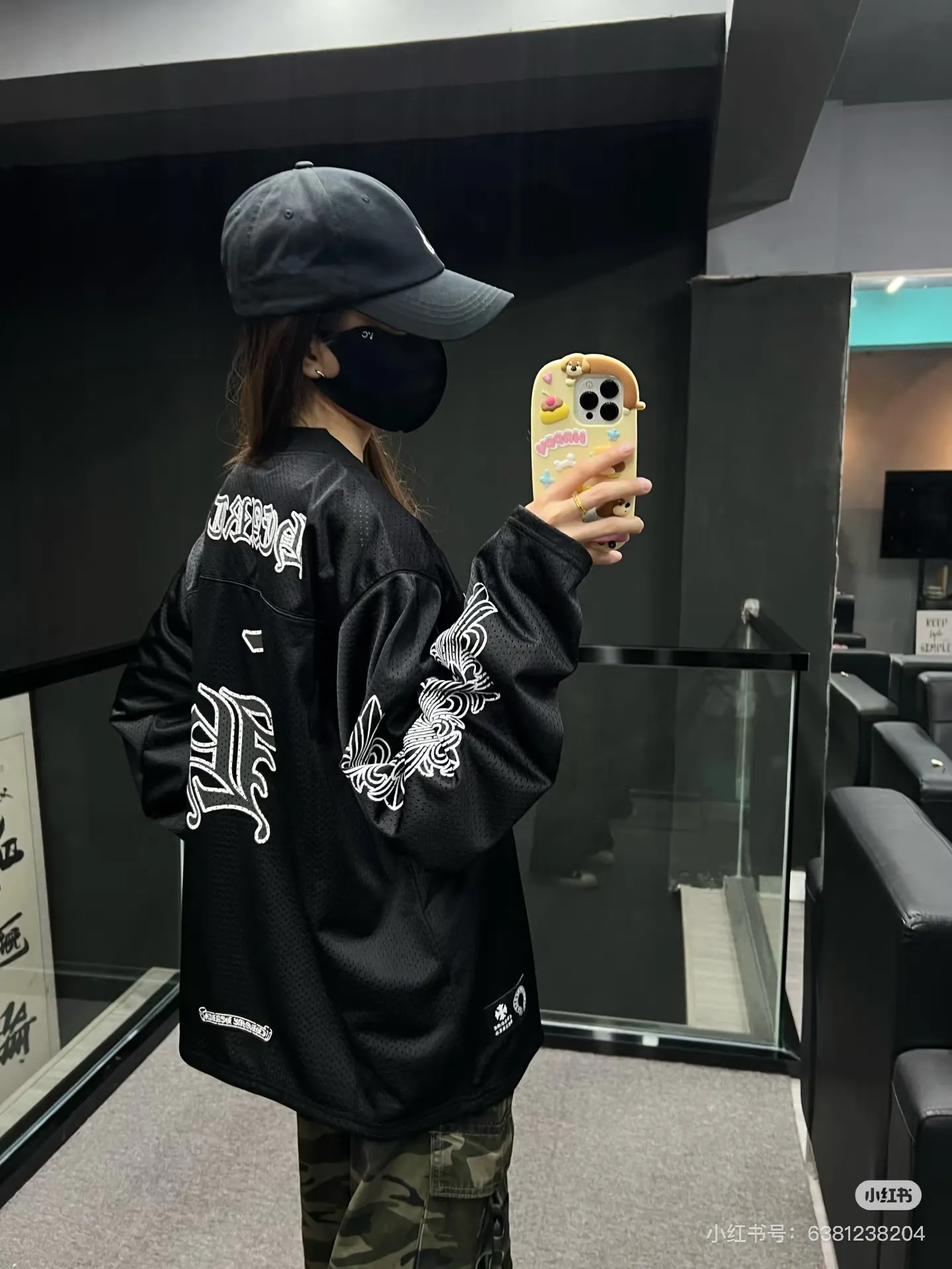 Oversized Mesh Hockey Jersey T-Shirt D15522306 — view 6