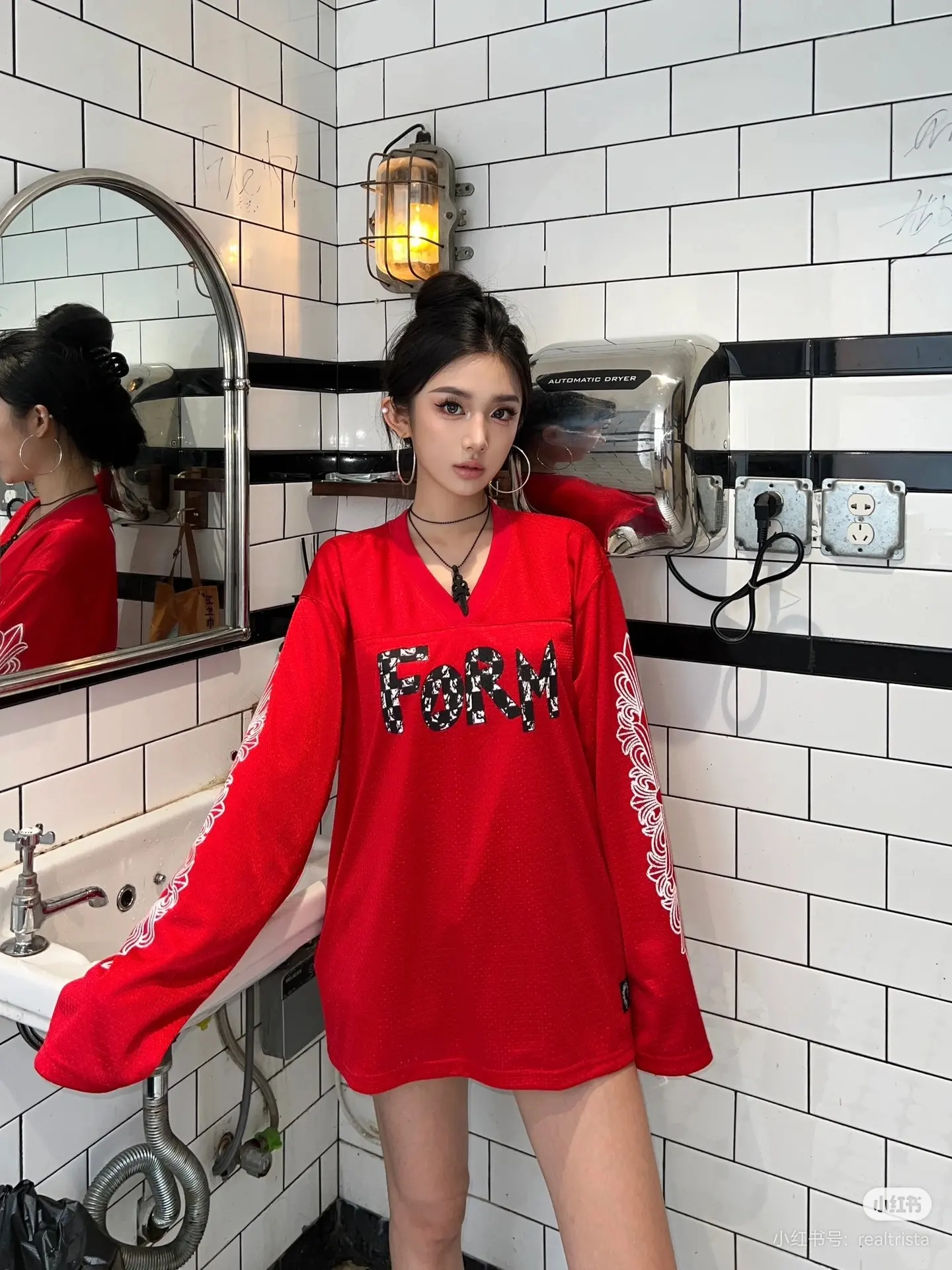 Logo Print Mesh Jersey T-Shirt D15522560 — view 6