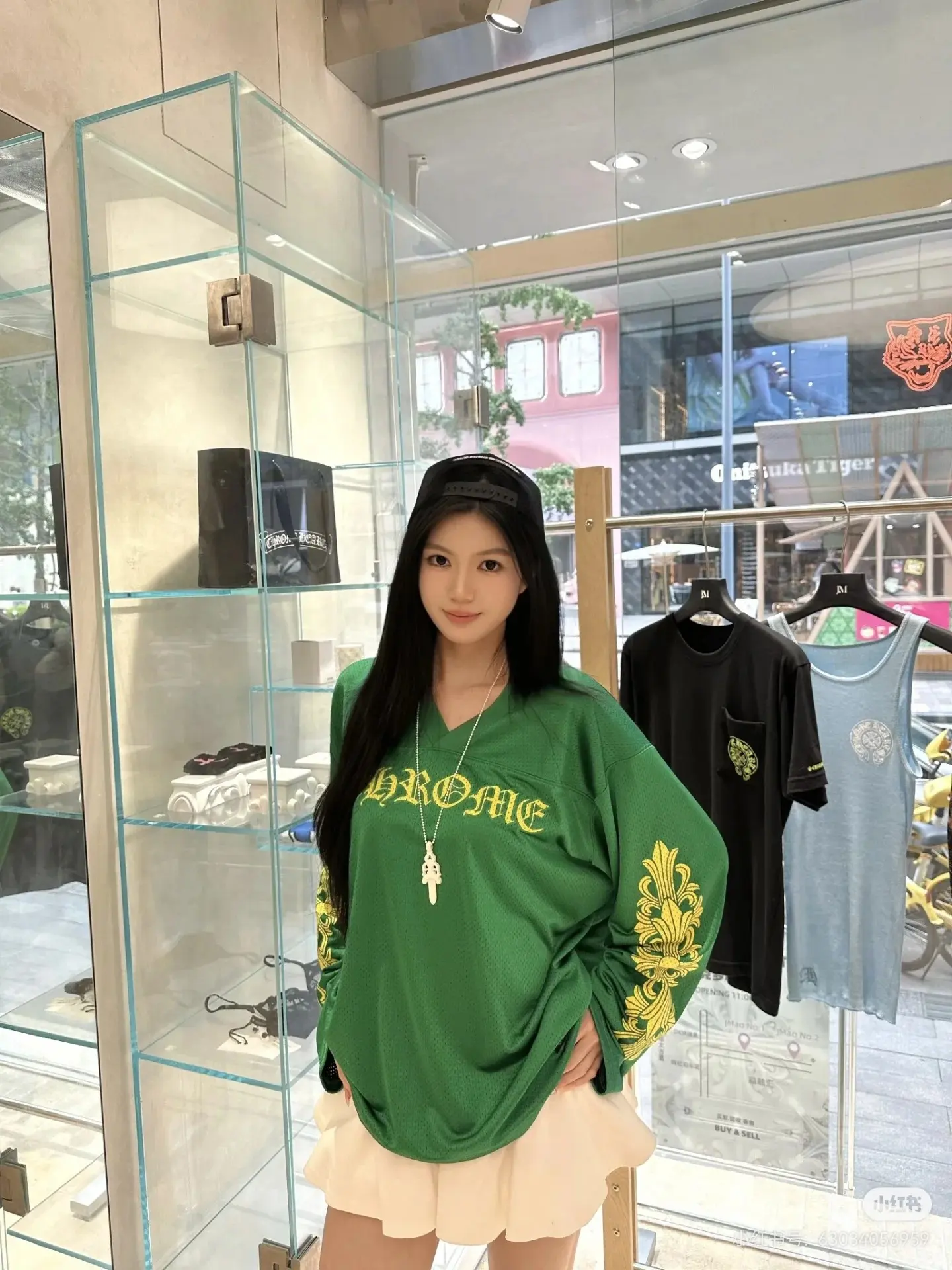 Logo-Print Mesh Hockey Jersey D15522298 — view 2
