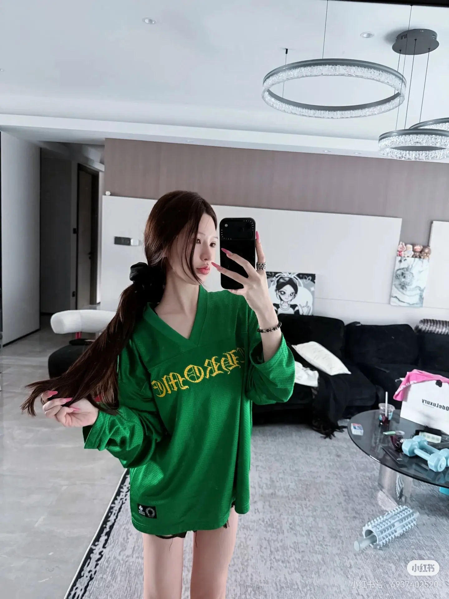 Logo-Print Mesh Hockey Jersey D15522298 — view 3