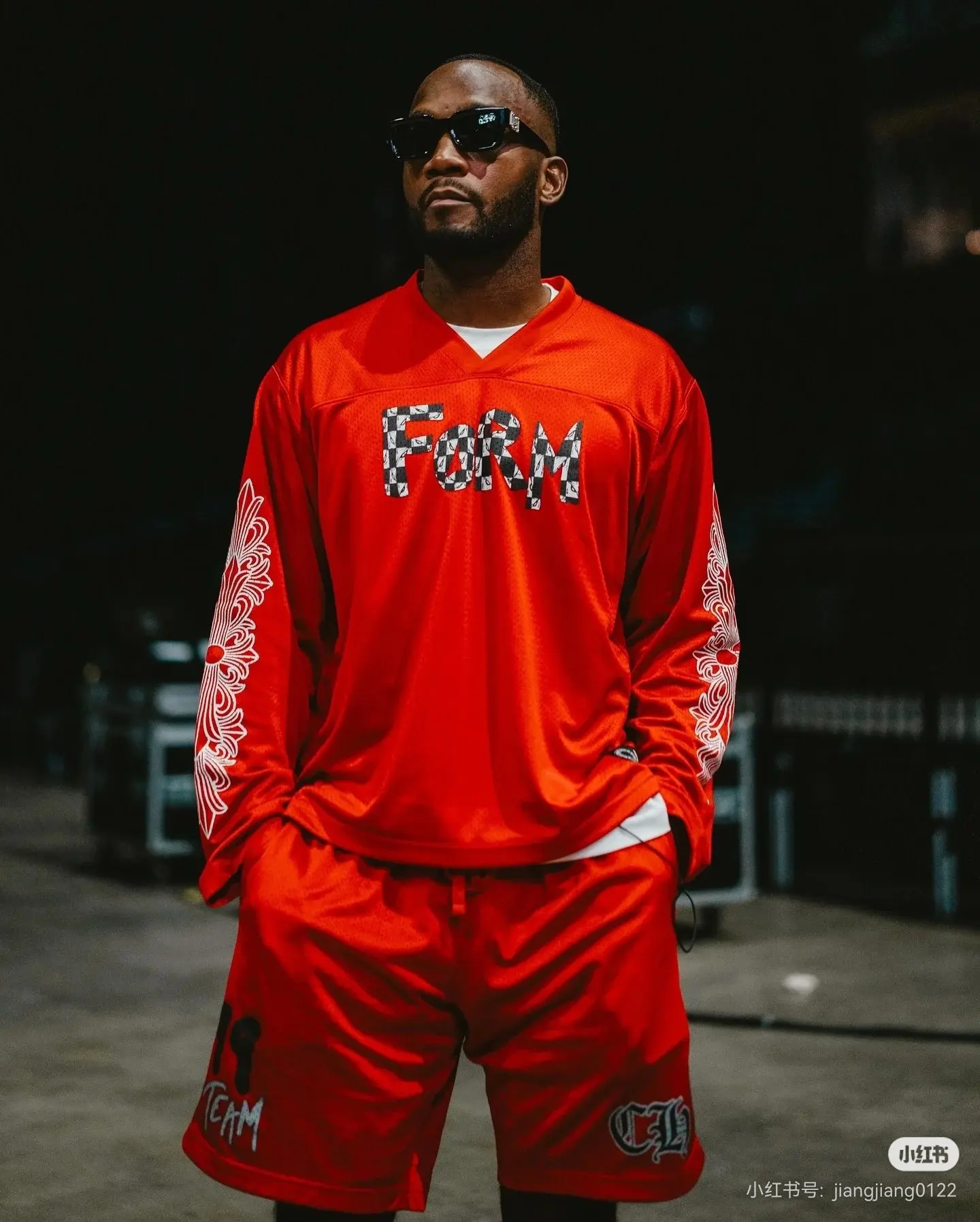 Logo-Print Mesh Hockey Jersey D15522561