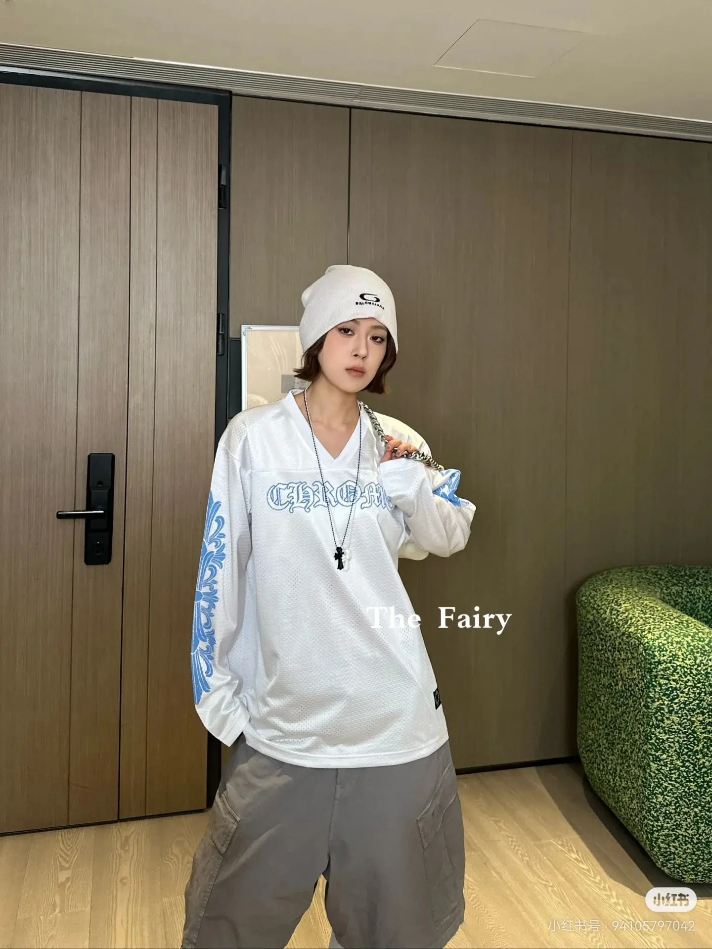 Logo-Print Mesh Hockey Jersey D15522303