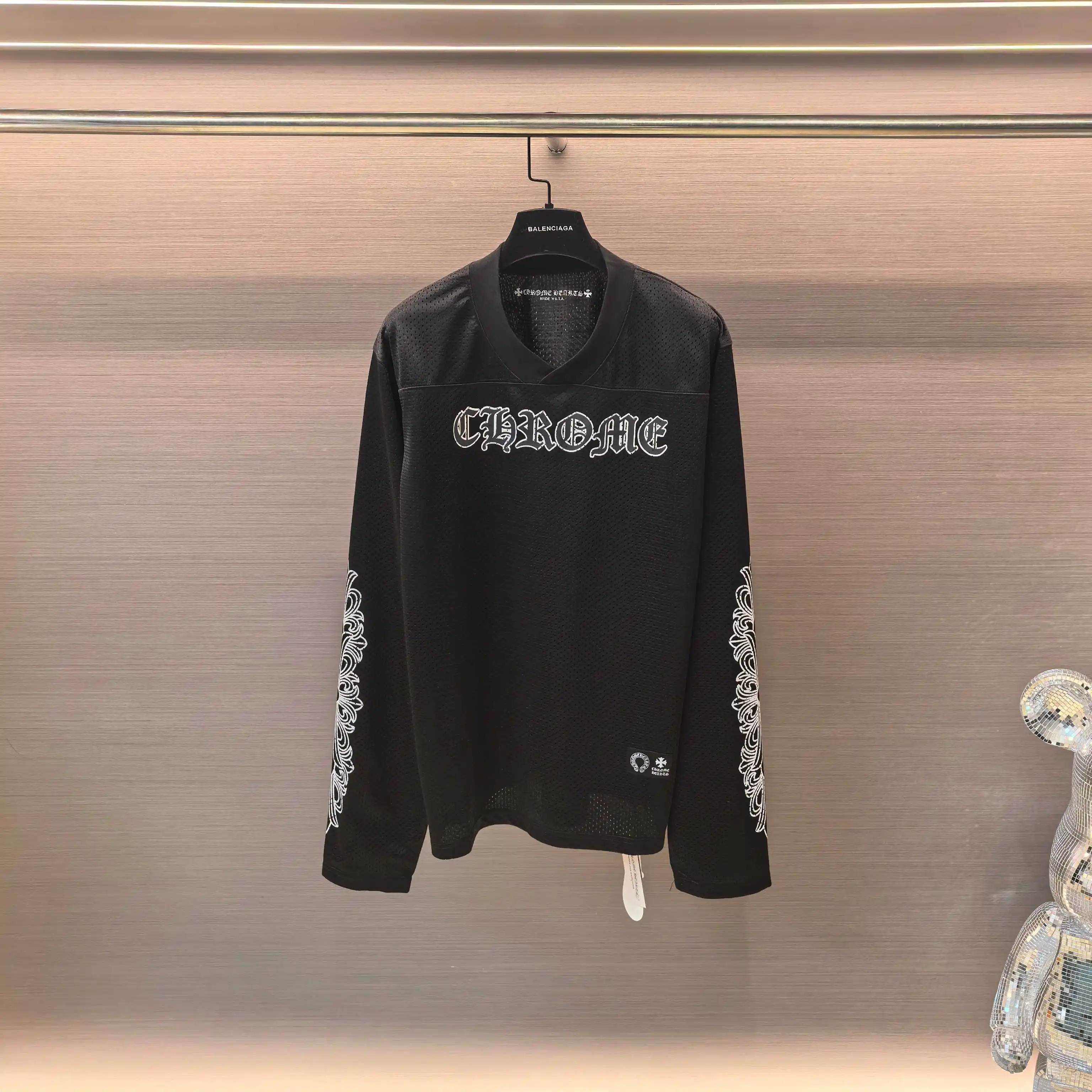 Logo-Print Mesh Hockey Jersey D15522308 — view 2