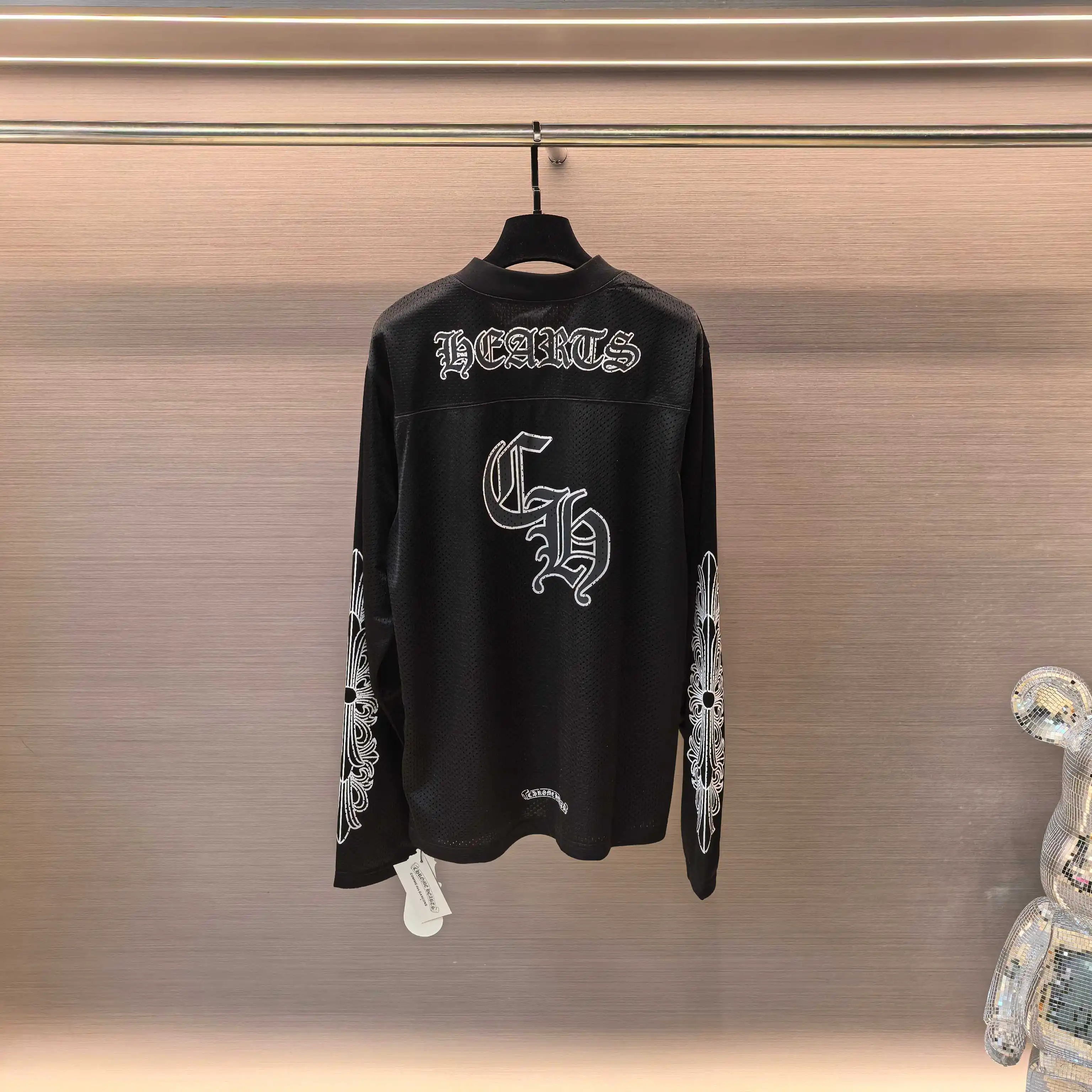 Logo-Print Mesh Hockey Jersey D15522308 — view 3