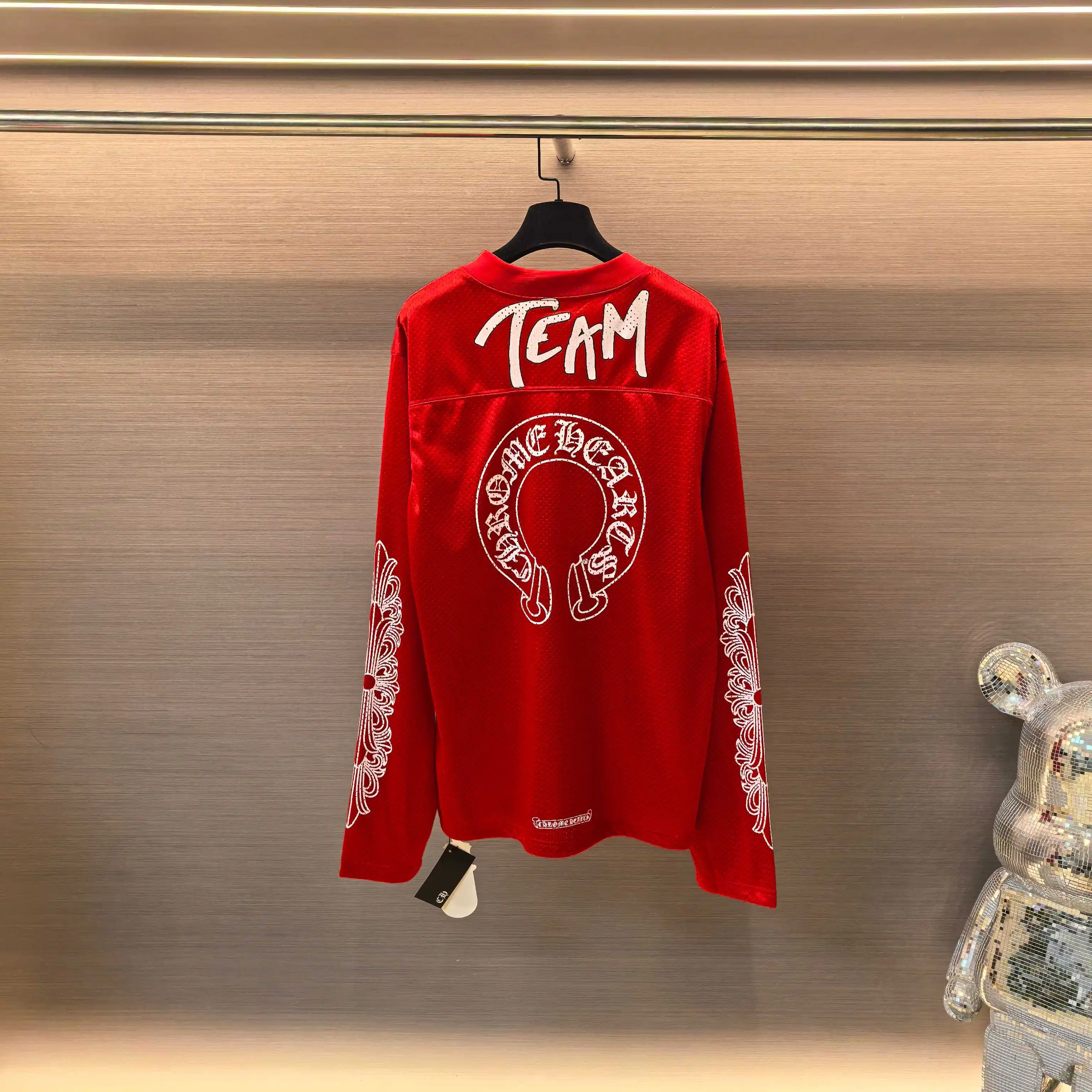 Logo Print Mesh Jersey T-Shirt D15522296 — view 3