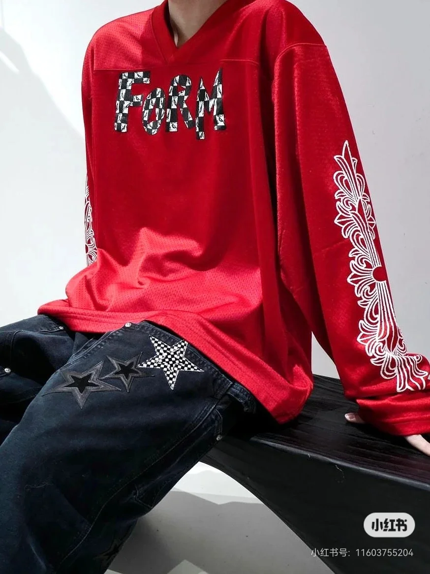 Logo Print Mesh Hockey Jersey D15522562 — view 6