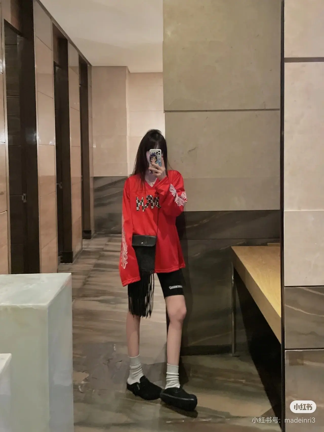 Oversized Mesh Hockey Jersey T-Shirt D15522559 — view 6