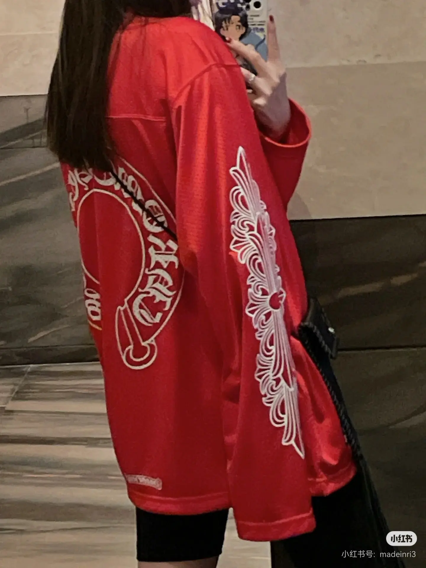 Oversized Mesh Hockey Jersey T-Shirt D15522559 — view 7