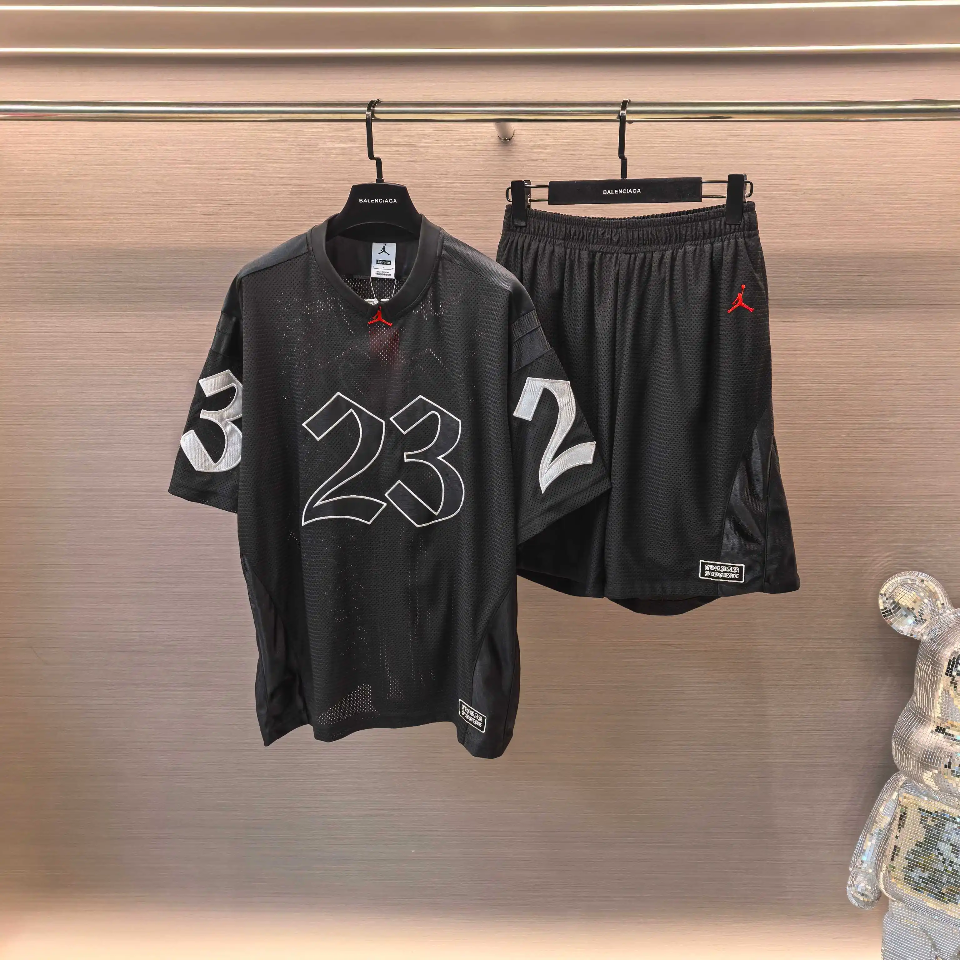 Supreme x Jordan Mesh Football Jersey Set D15522324
