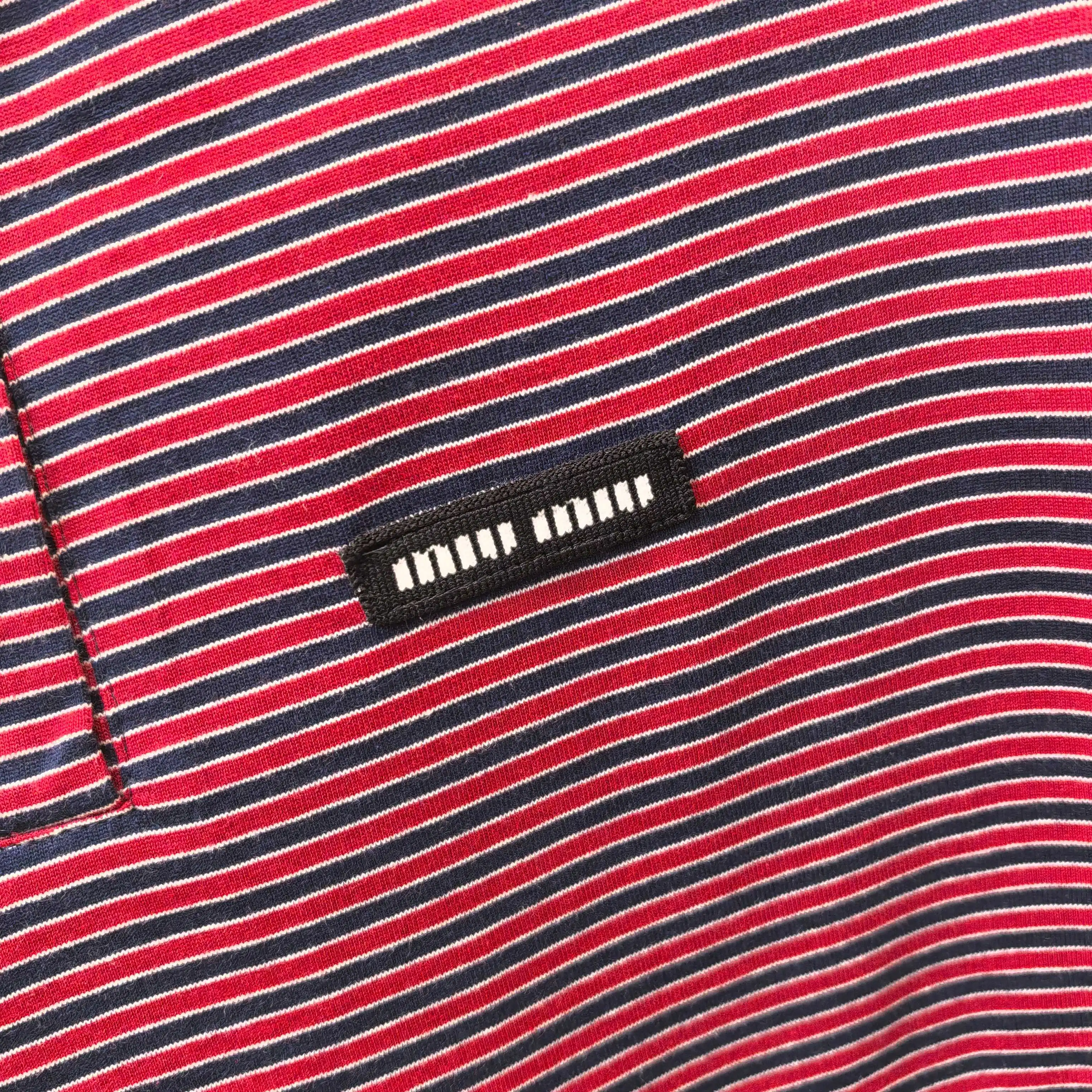 Striped Cotton-Jersey Henley Top D16522482 — view 5