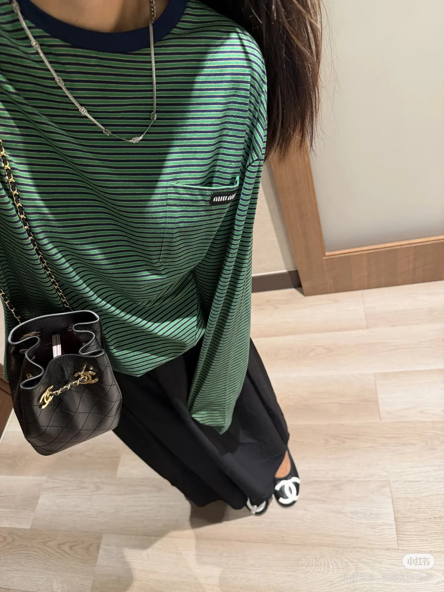 Striped Cotton-Jersey Long-Sleeve T-Shirt D16522498 — view 4